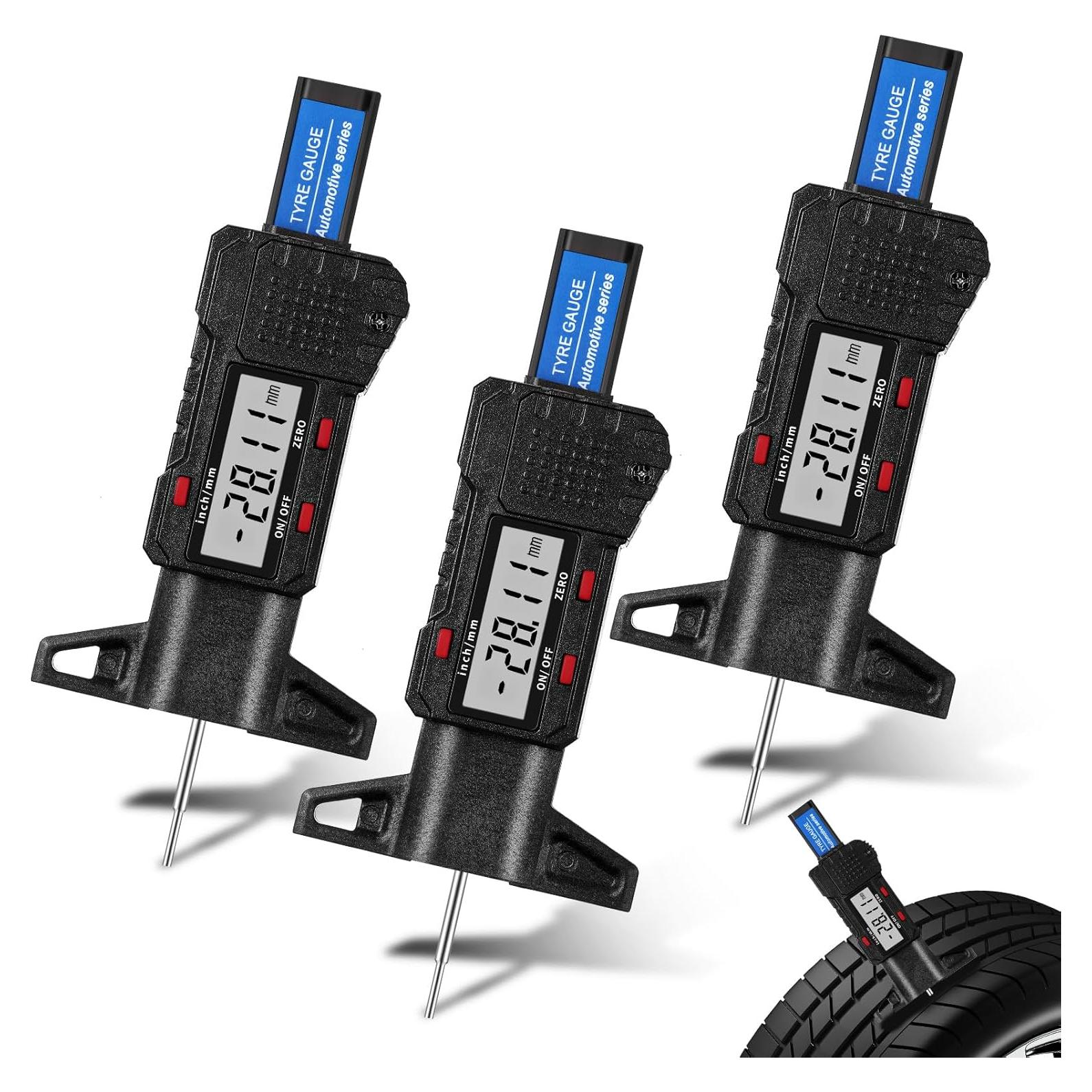 Medidor de Profundidad de Banda de Rodadura Digital Frienda - 3 Piezas