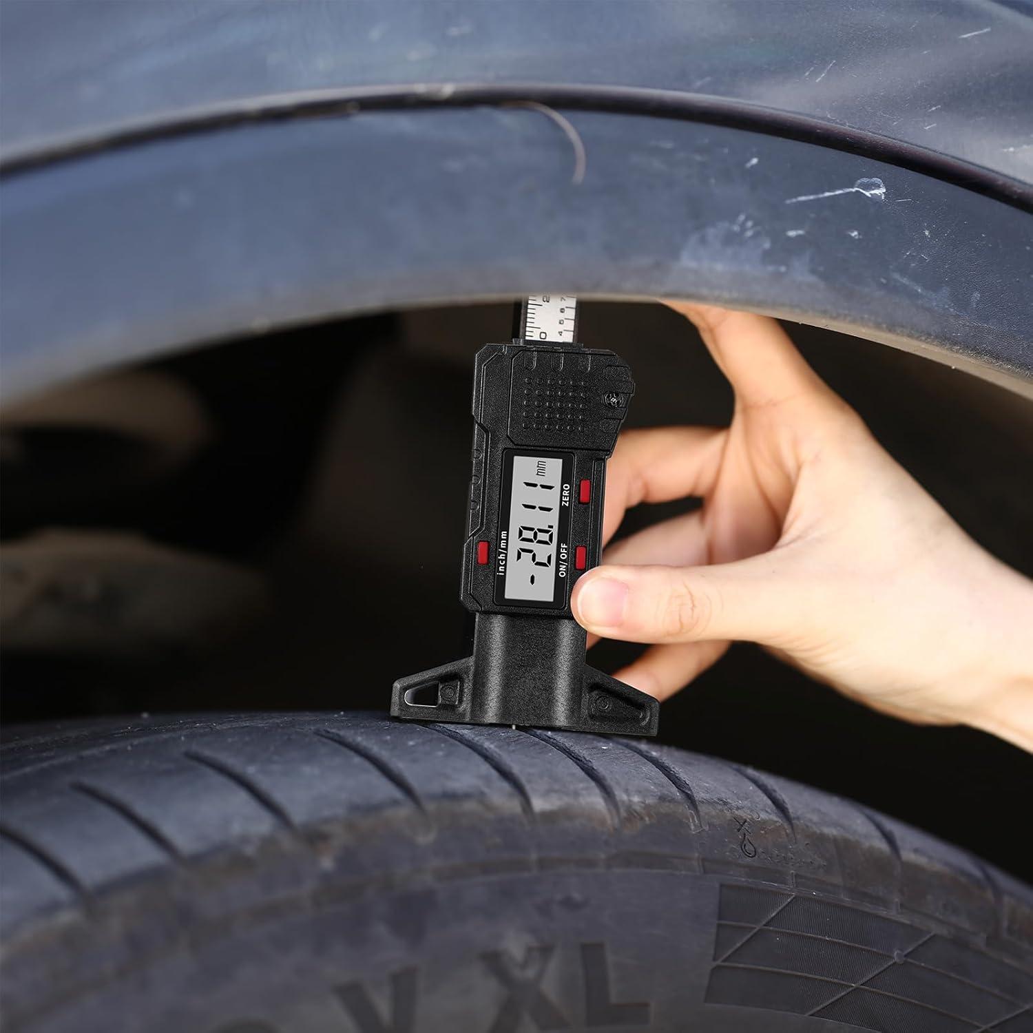 Medidor de Profundidad de Banda de Rodadura Digital Frienda - 3 Piezas