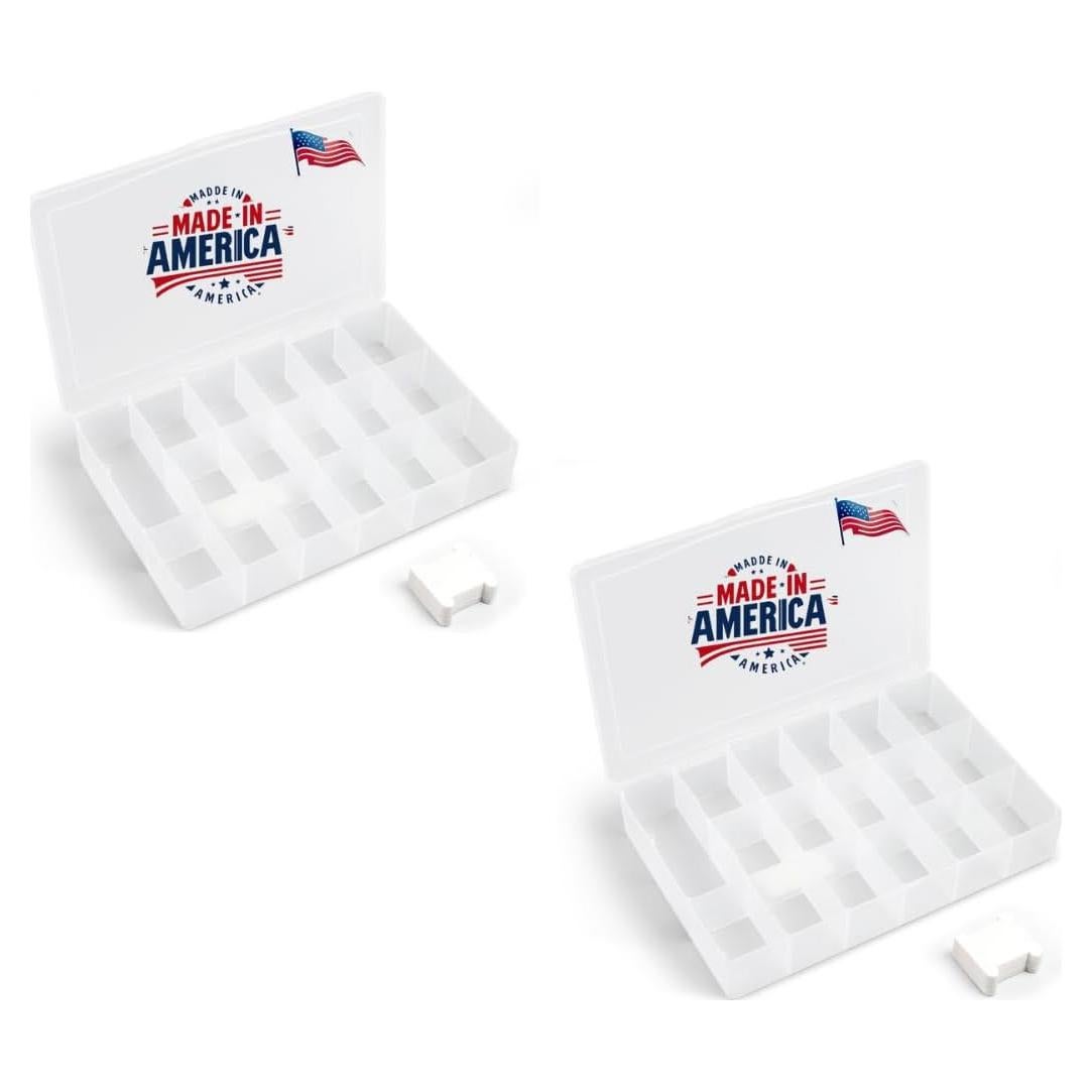 Caja Organizadora de Hilo de Bordar Bulk Paradise - 2 Pack