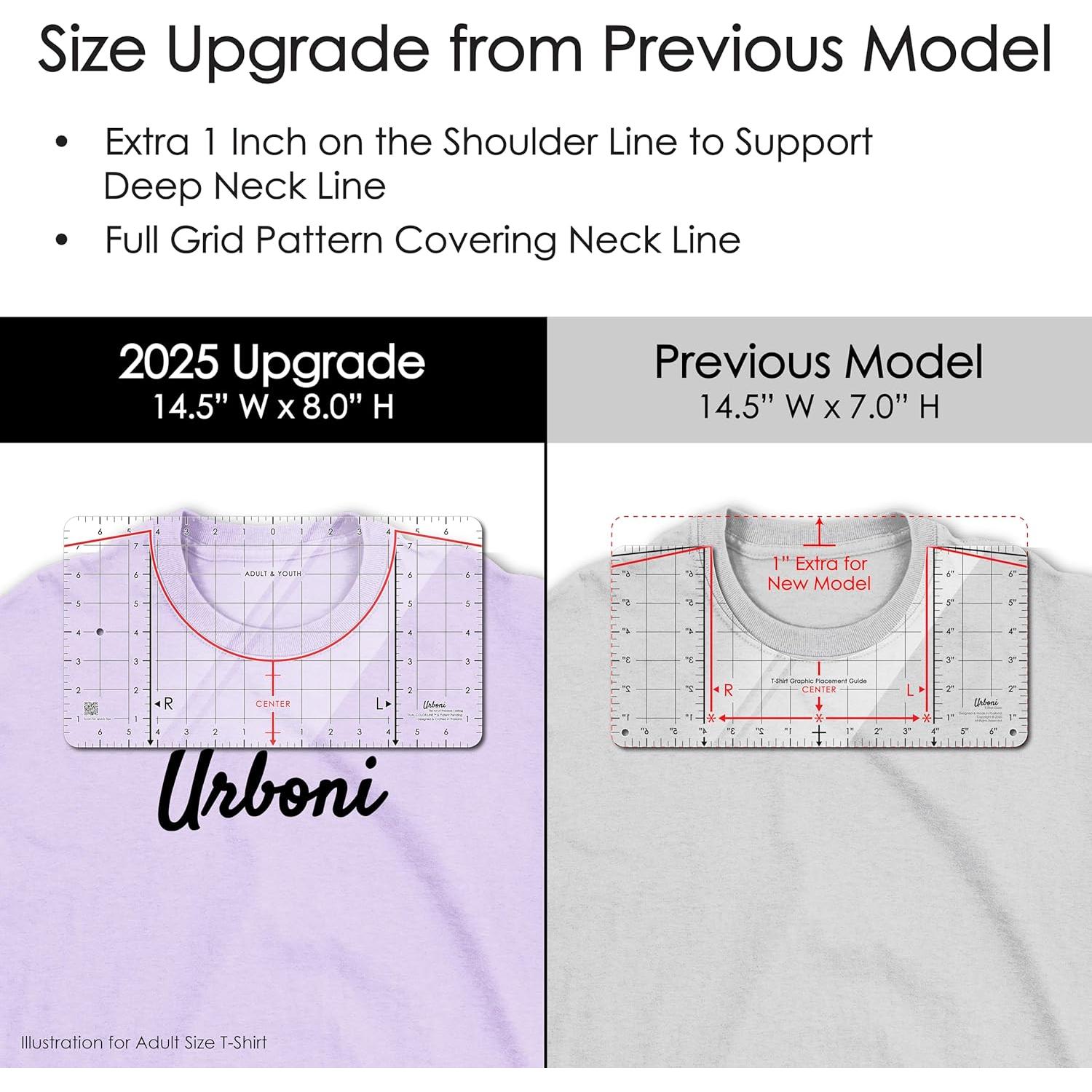 Regla de Alineación para Camisetas Urboni - Edición Pro 2025