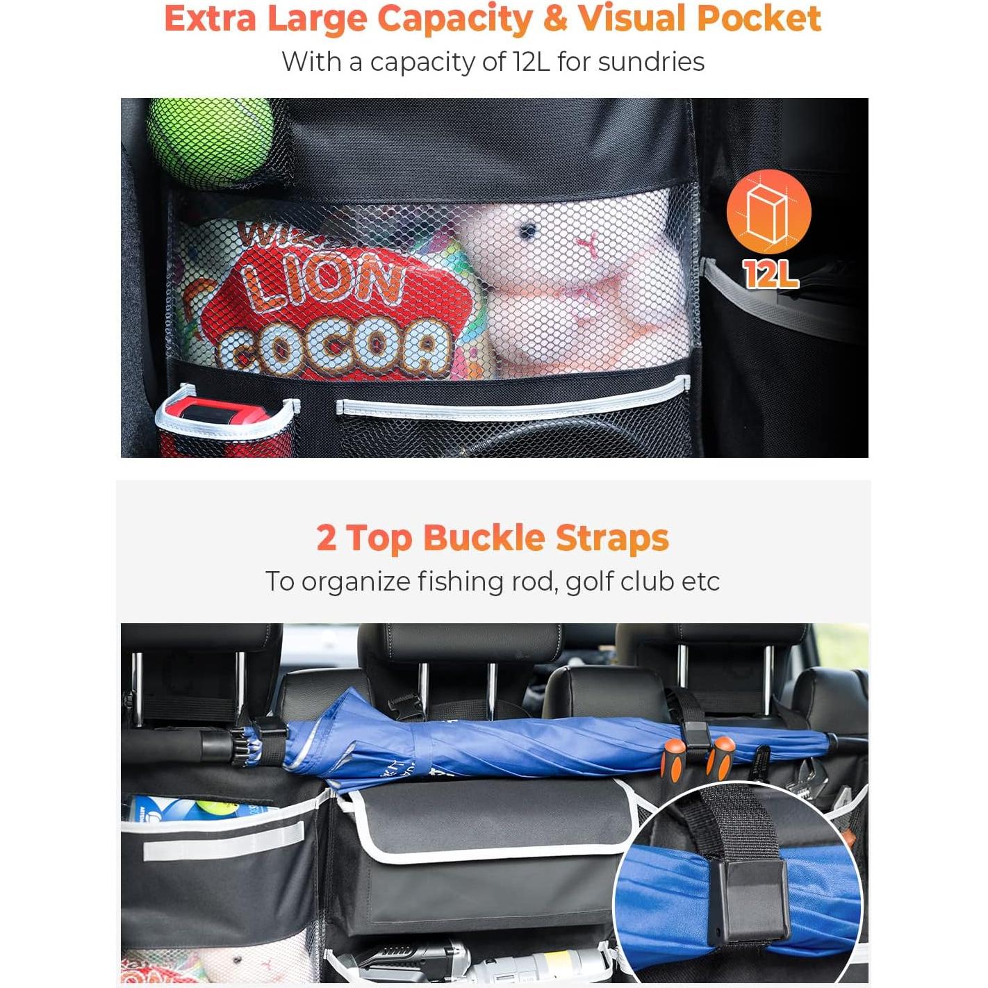 Organizador de Maletero Colgante Oasser 10 Bolsillos 105.2x45cm