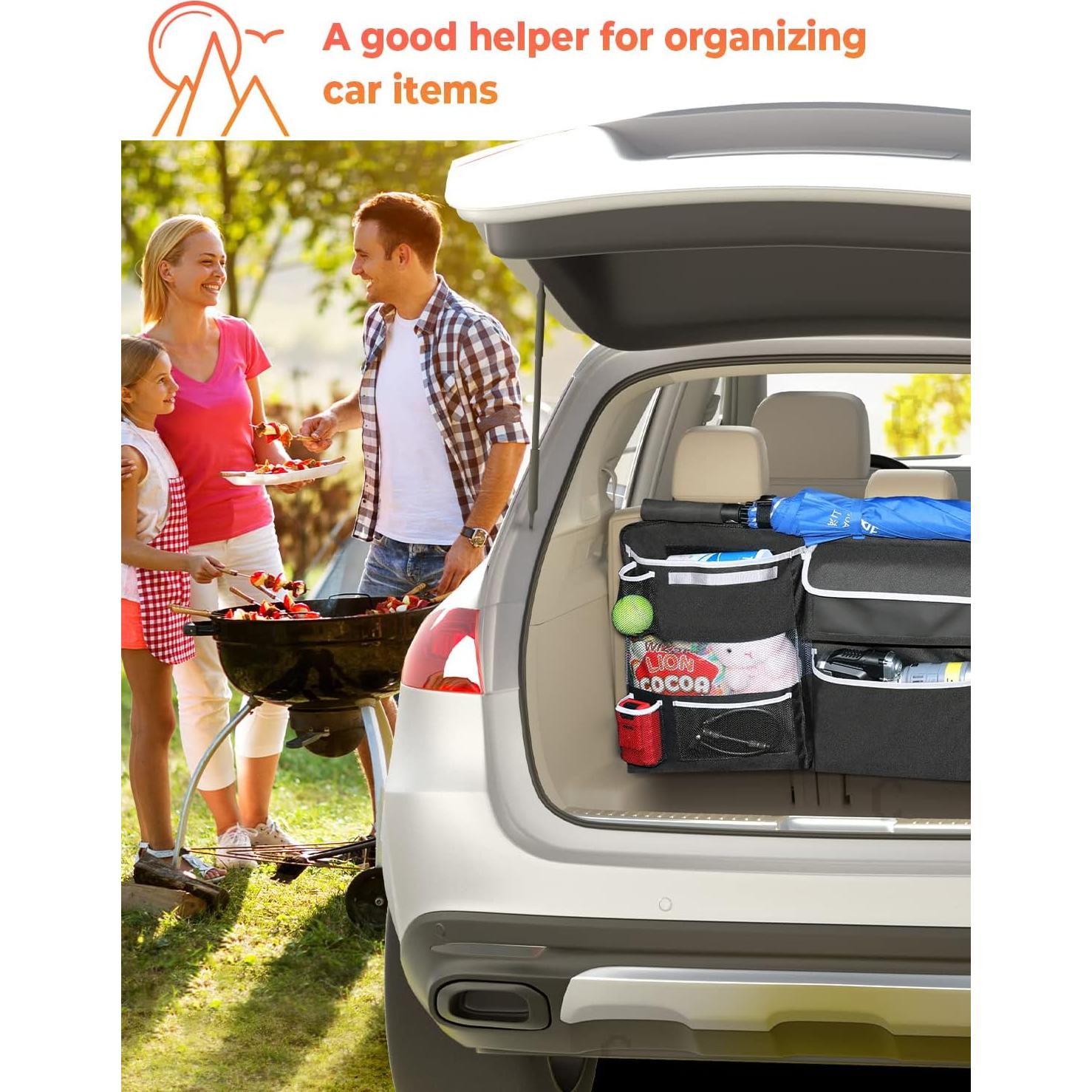 Organizador de Maletero Colgante Oasser 10 Bolsillos 105.2x45cm