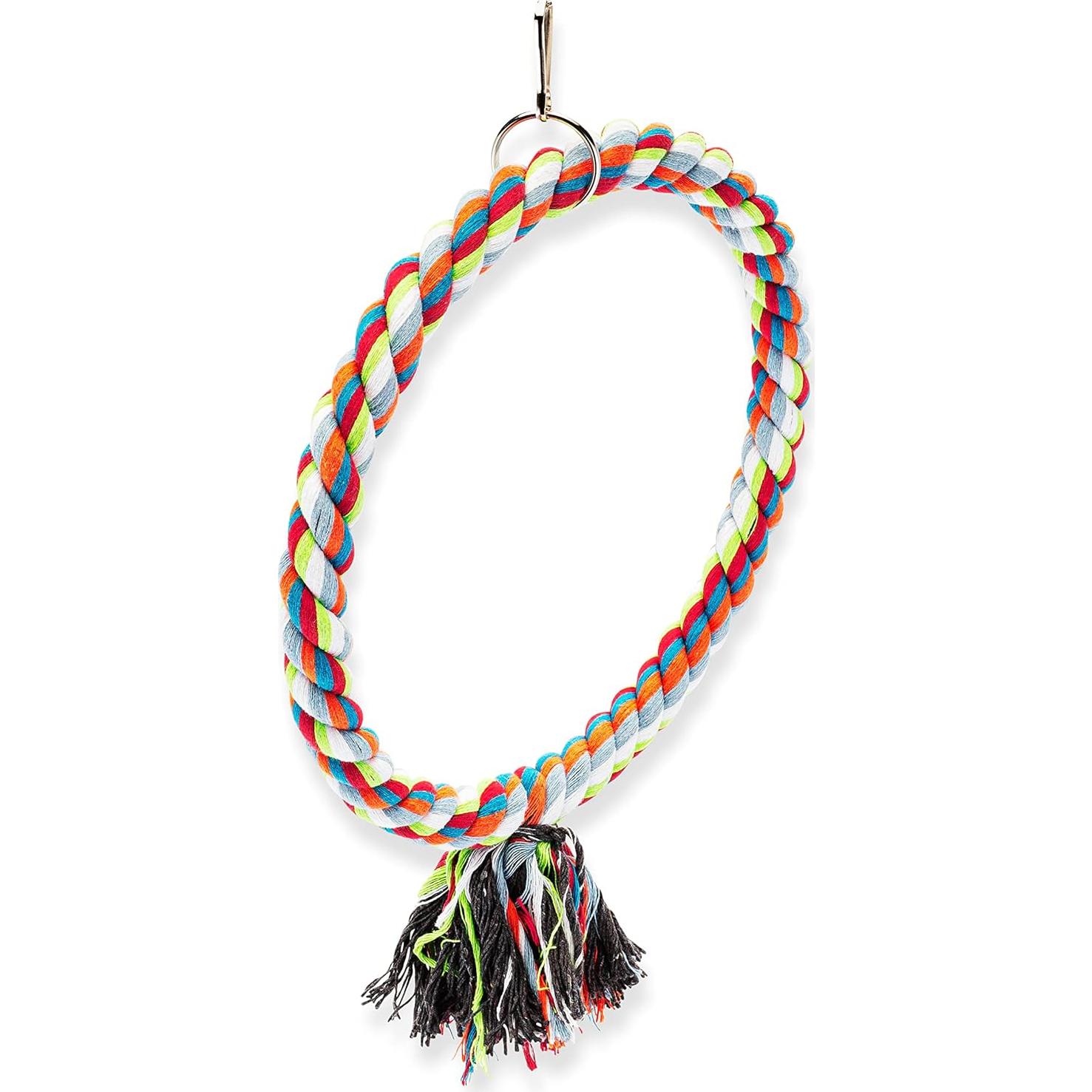 Columpio de Cuerda para Aves Spoiled Pet® - Círculo Grande 20 cm