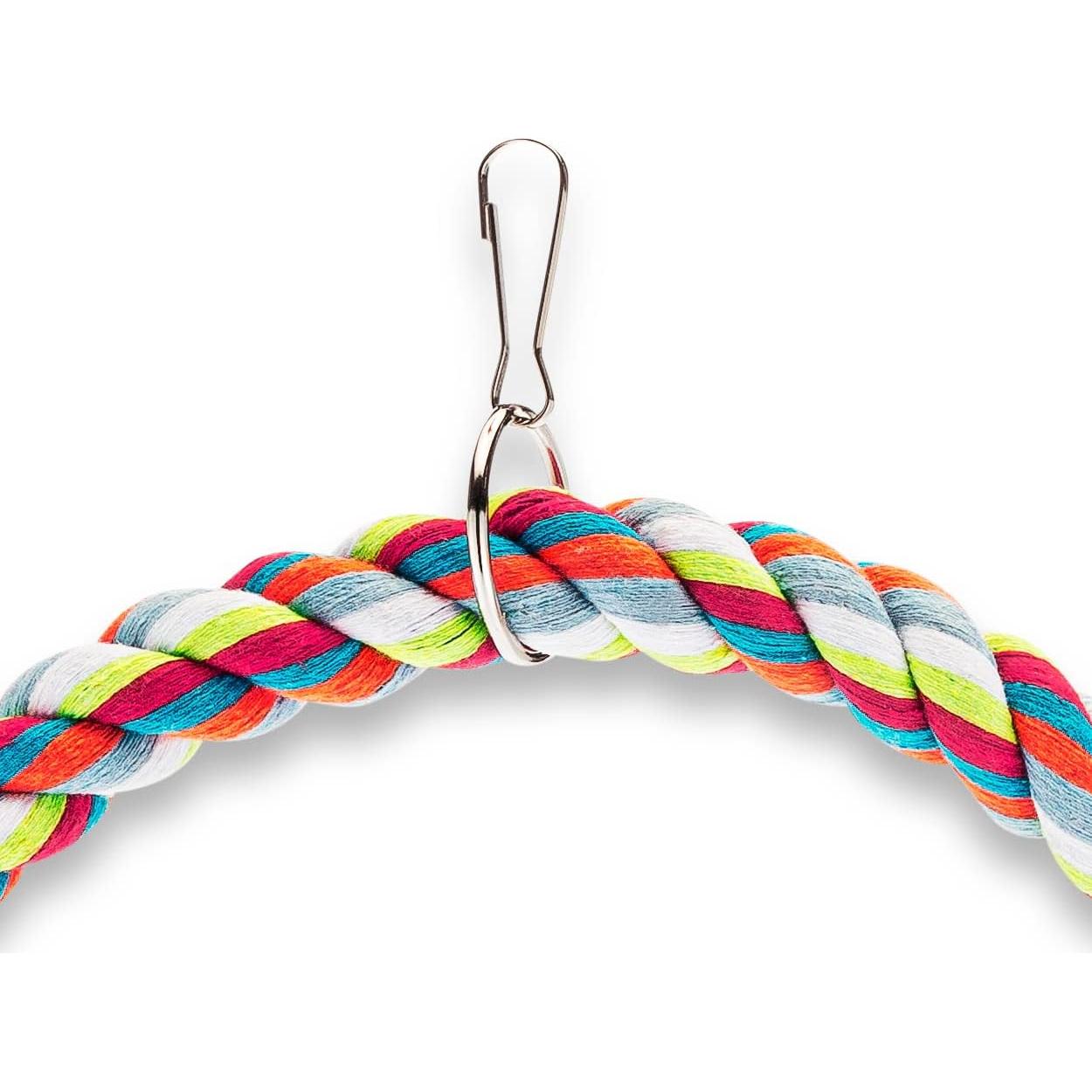 Columpio de Cuerda para Aves Spoiled Pet® - Círculo Grande 20 cm