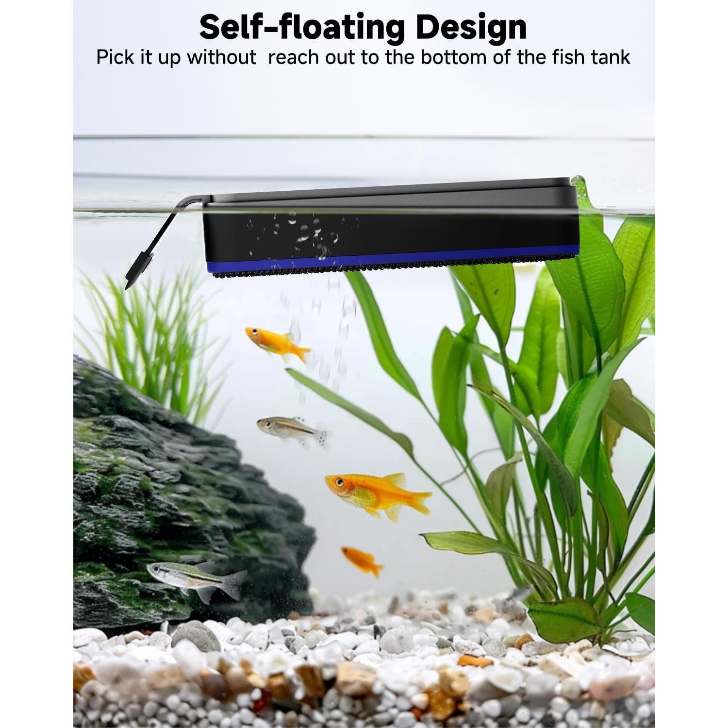 Limpiador Magnético para Acuario AQQA M - 0.51-1.02 cm