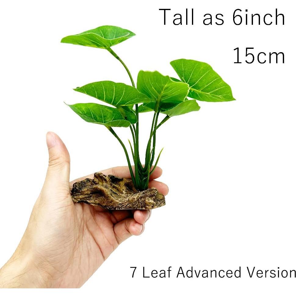 Decoración de Acuario Smoothedo Hoja de Betta 15.24cm Verde