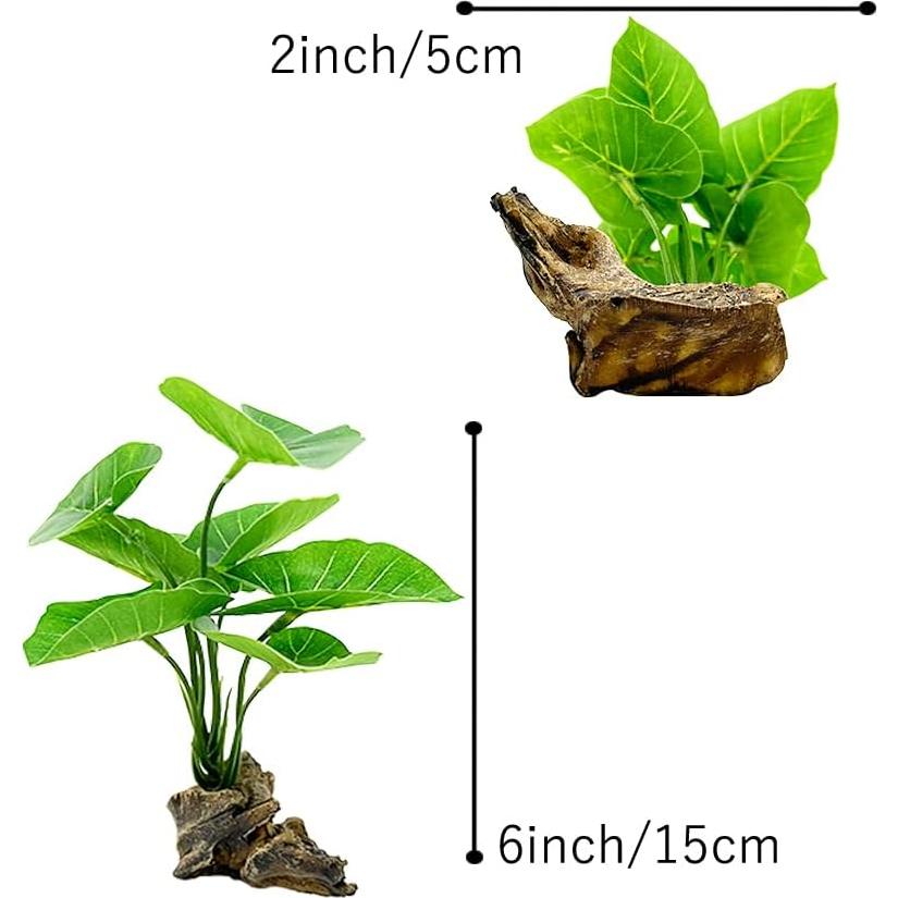 Decoración de Acuario Smoothedo Hoja de Betta 15.24cm Verde
