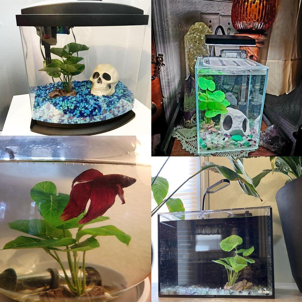 Decoración de Acuario Smoothedo Hoja de Betta 15.24cm Verde