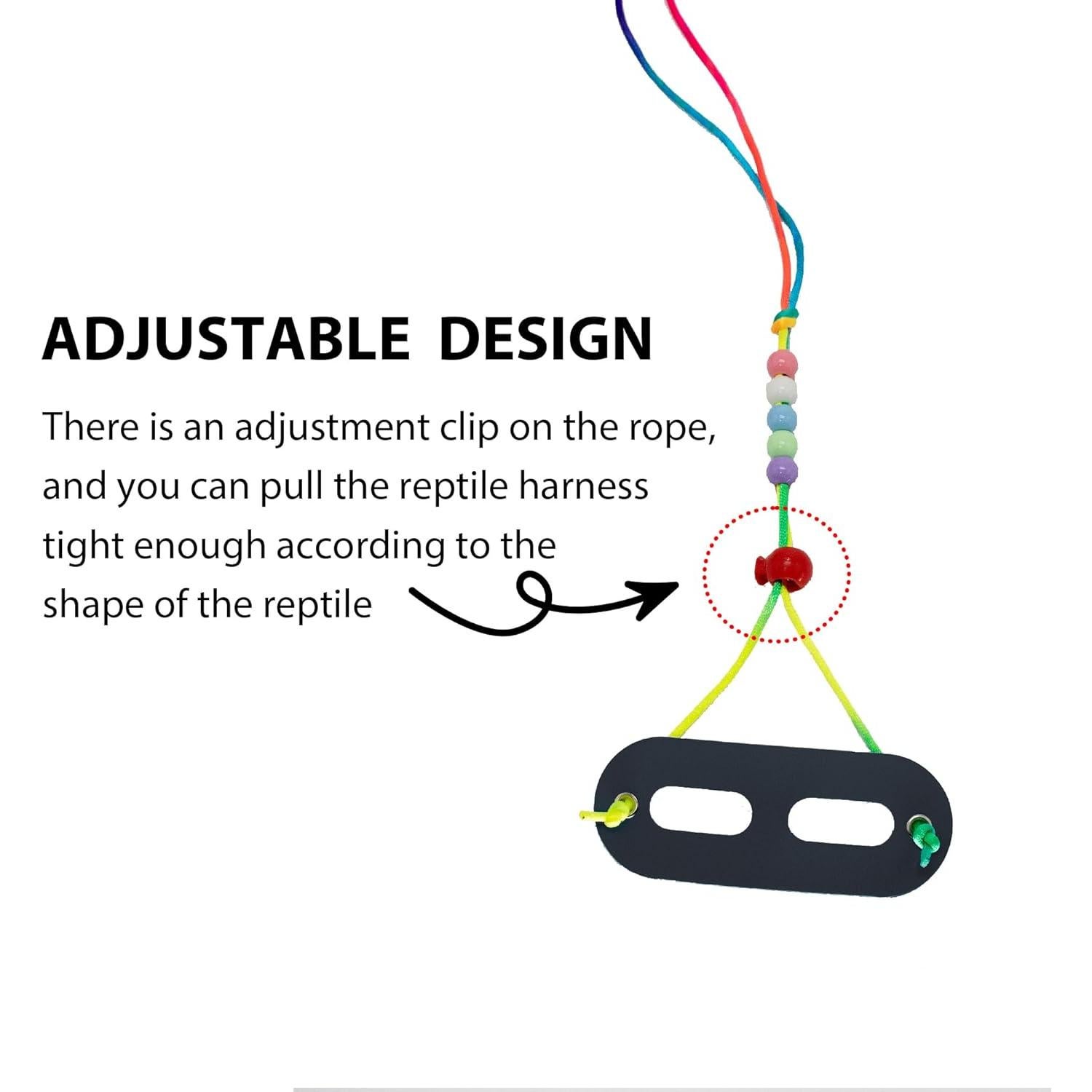 Arnés y Correa de Cuero Suave AIITLE - 3 Tamaños para Reptiles