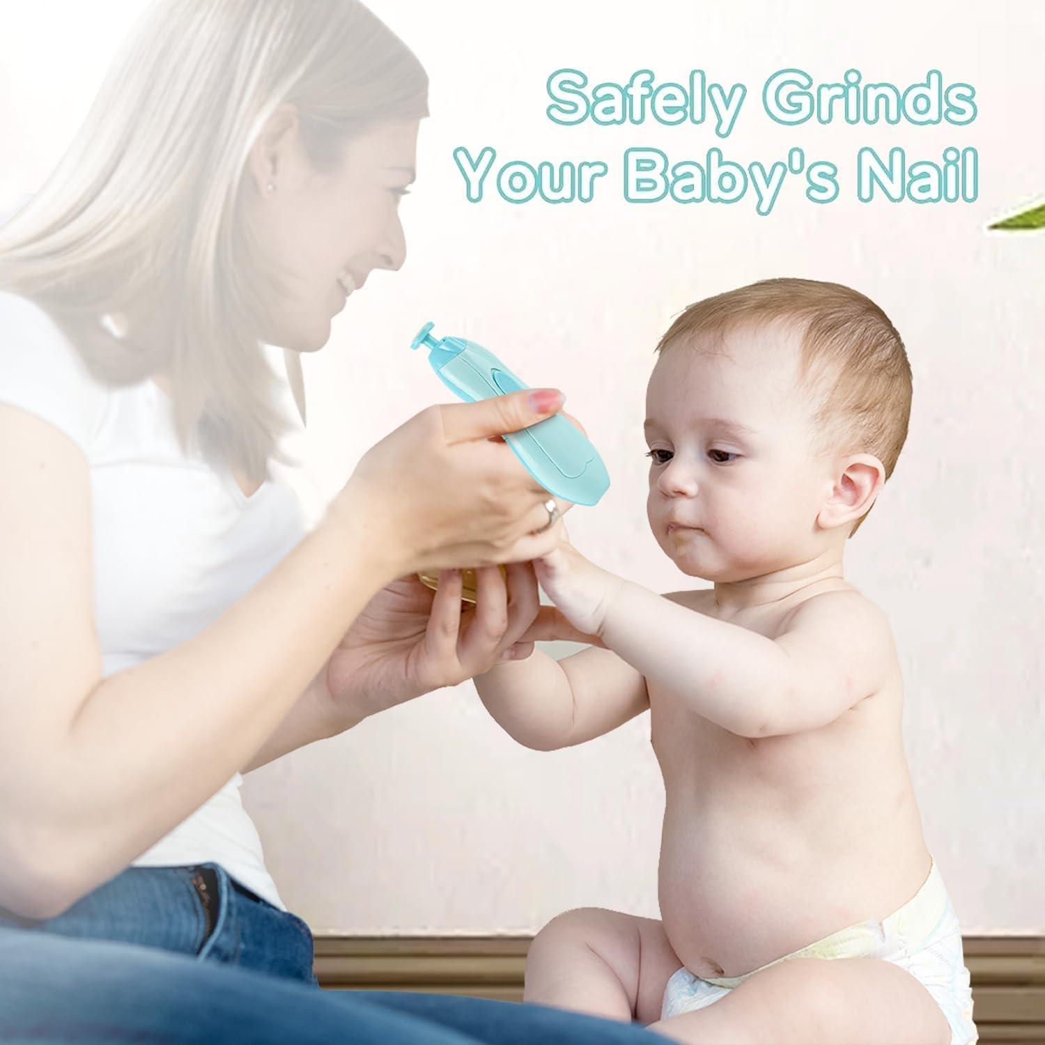 Cortador de Uñas Eléctrico Ankyle Verde con 6 Cabezas y Luz LED