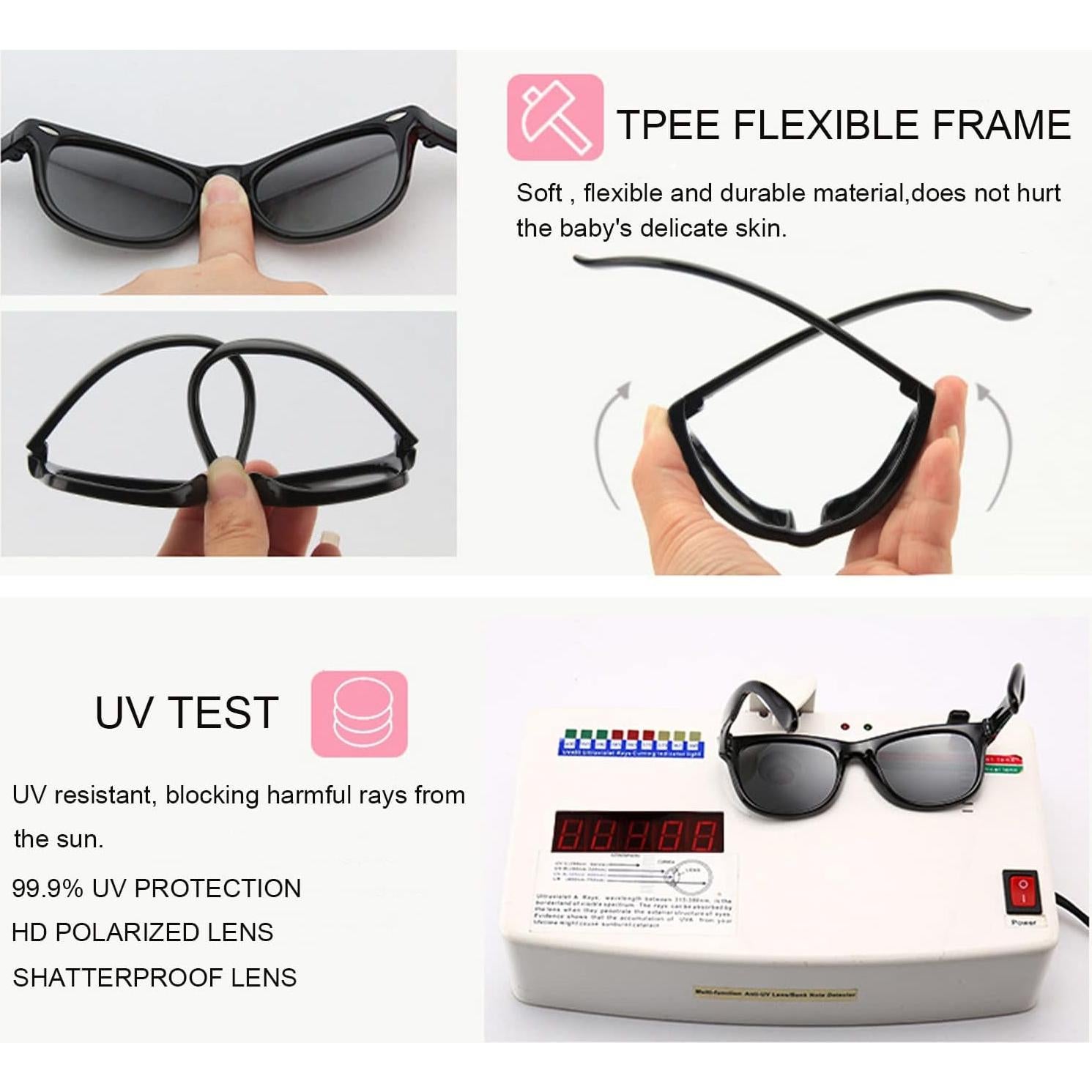 Gafas de sol polarizadas VideMundi para bebés UV400 0-24 meses
