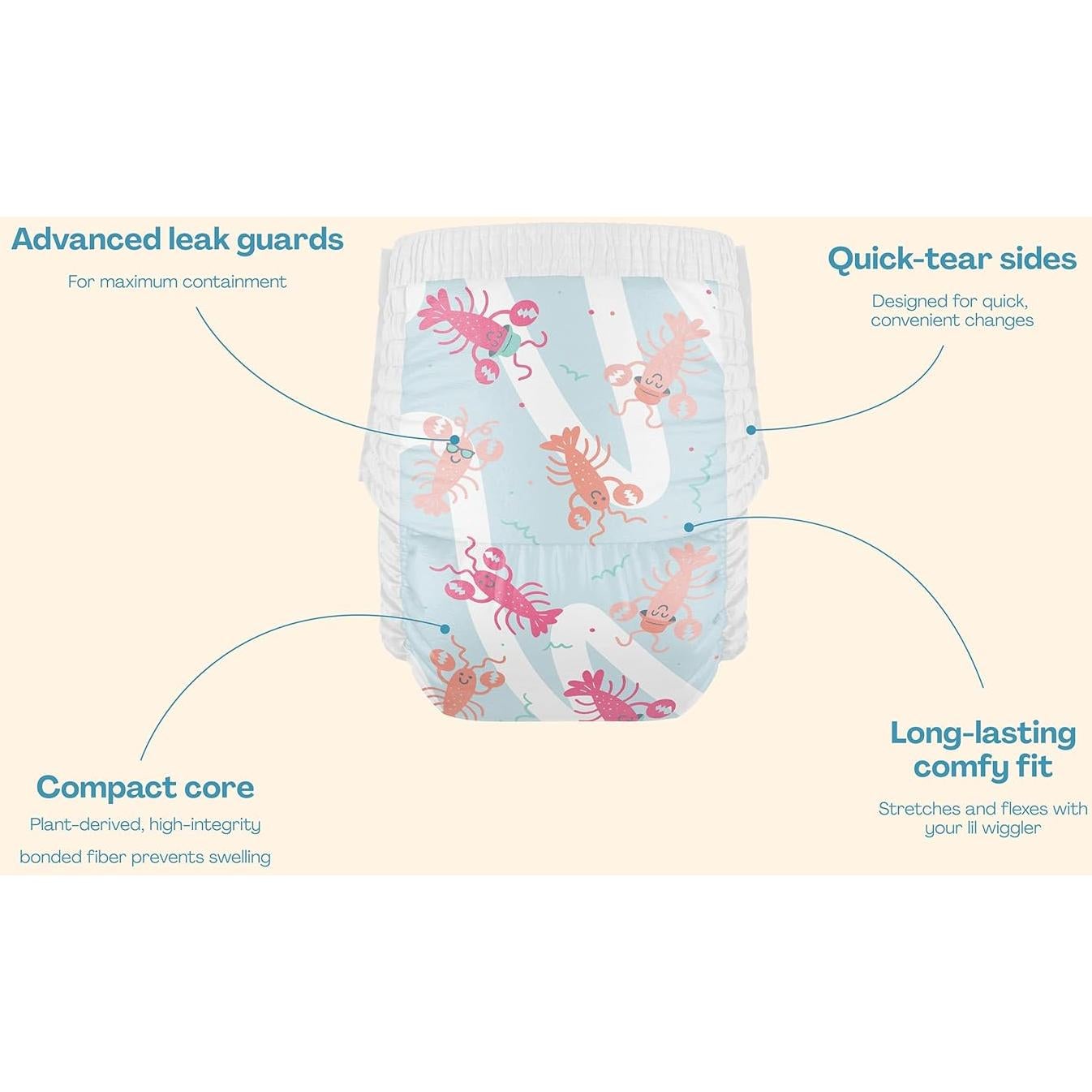 Pañales de Natación Hello Bello Jumbo S 20 Unidades 7.3-12.7 kg