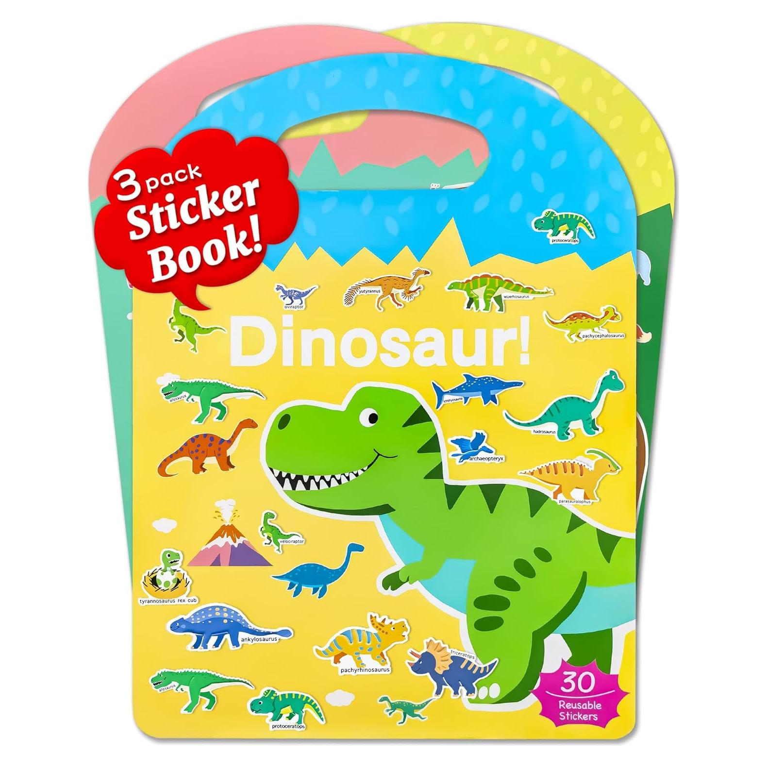 Libro de Pegatinas Reutilizables Benresive para Niños 2-4 Años