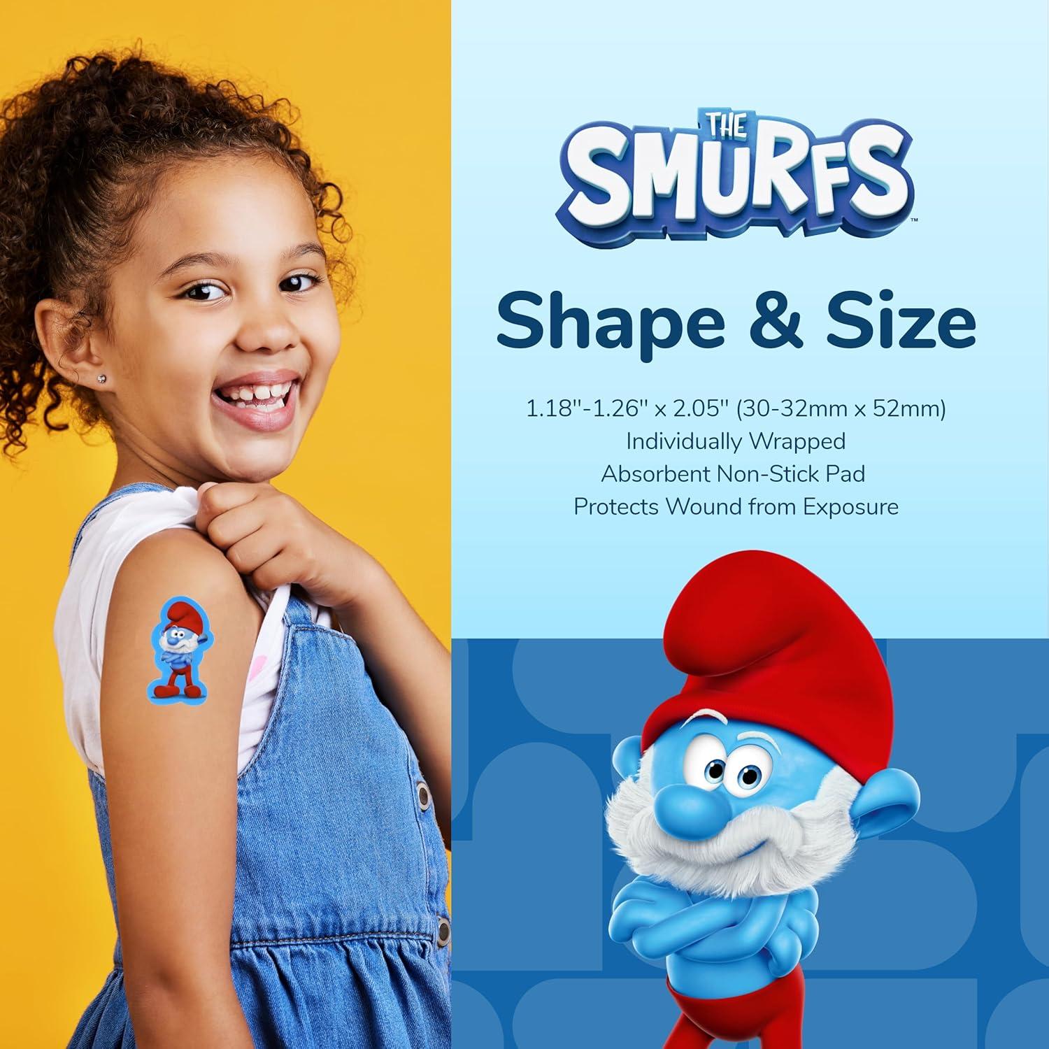 Vendajes Autoadhesivos BioSwiss Pitufos 3D - Caja de 50 Piezas