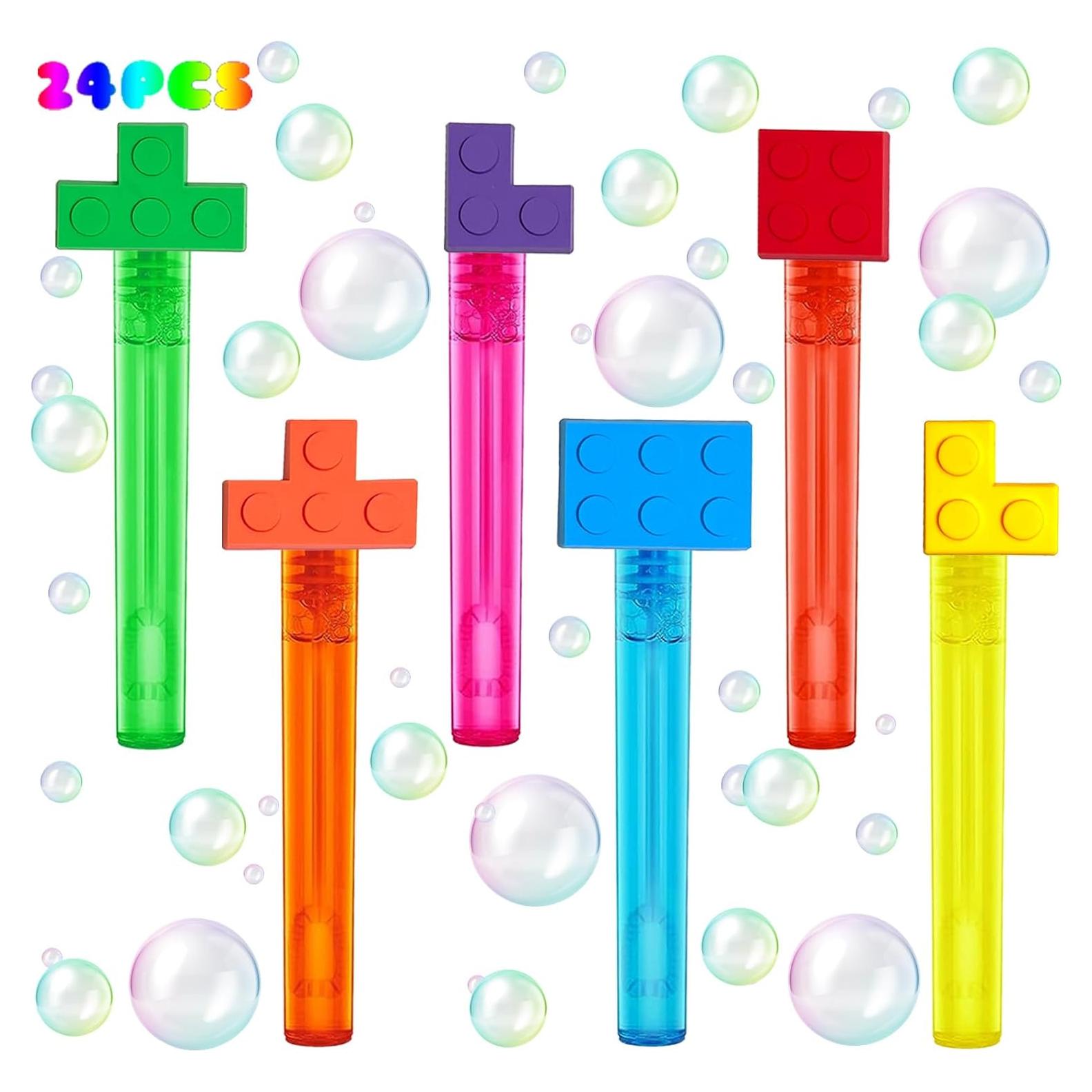 Varitas de Burbujas de Bloques de Construcción uoyoi - 24 Piezas