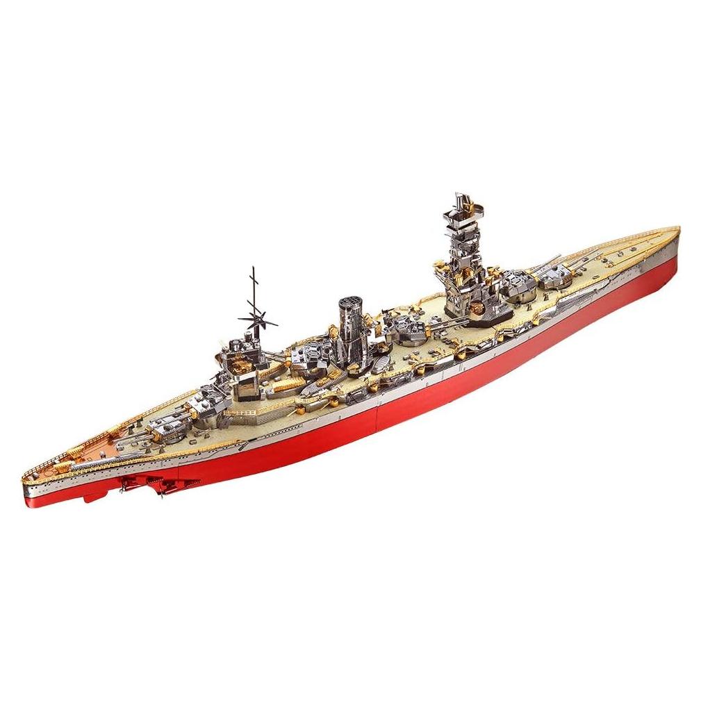 Kit de Modelo 3D de Barco de Guerra Fuso Piececool - 330 Piezas