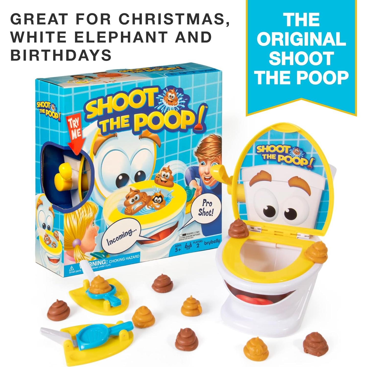 Juego Dispara El Popó Brybelly - Diversión Familiar 2 Jugadores