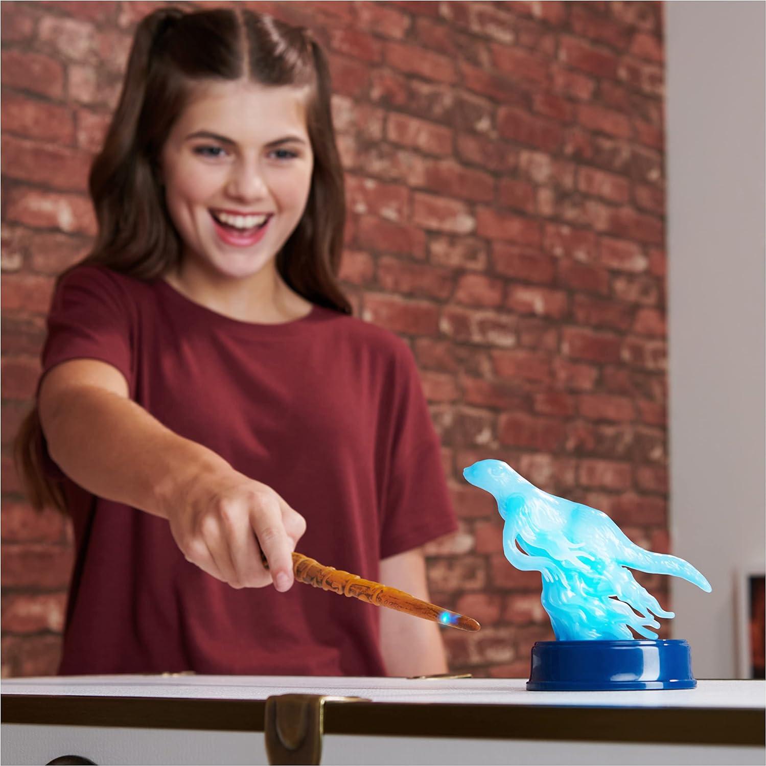 Varita de Hechizo Patronus Hermione Granger 33 cm con Figura