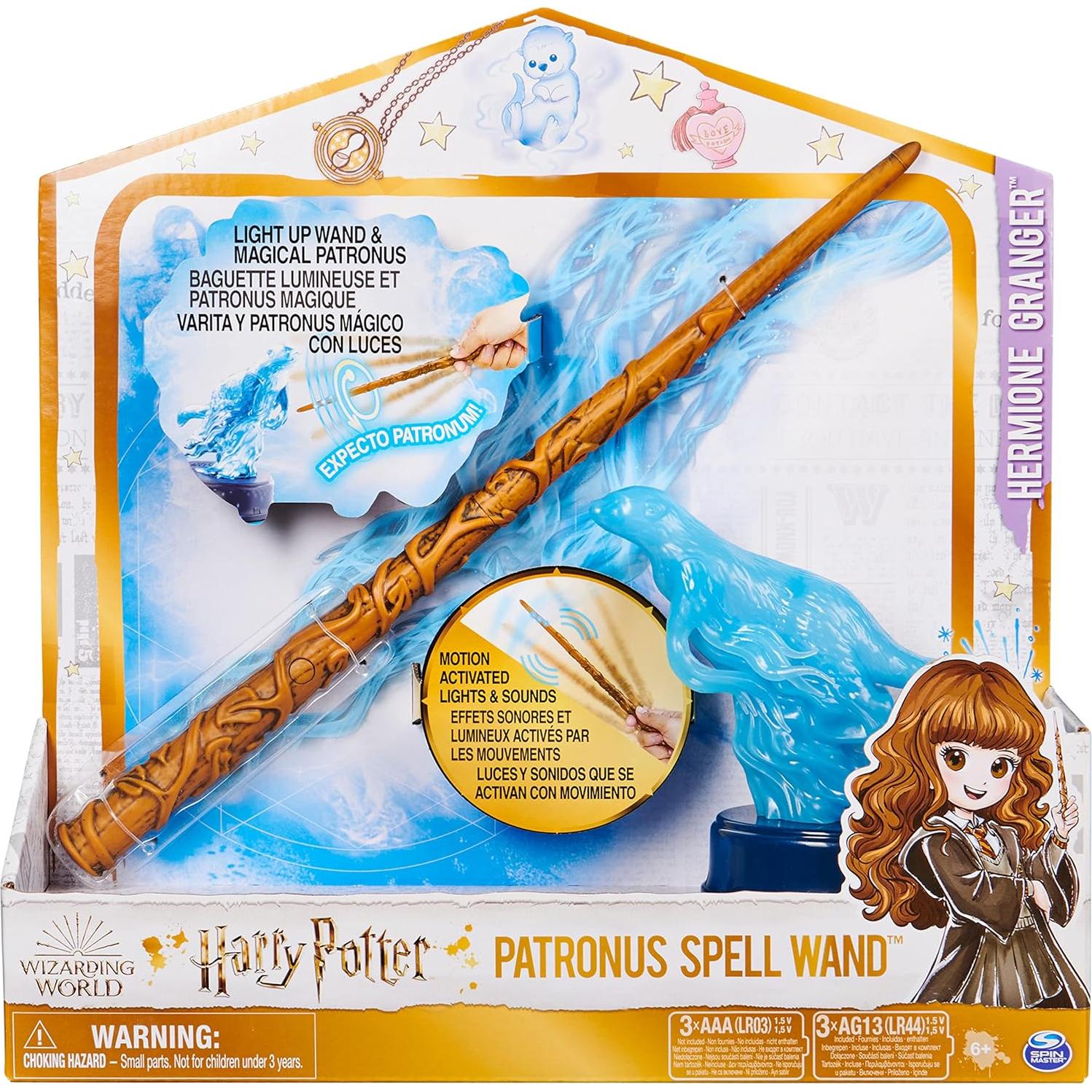 Varita de Hechizo Patronus Hermione Granger 33 cm con Figura