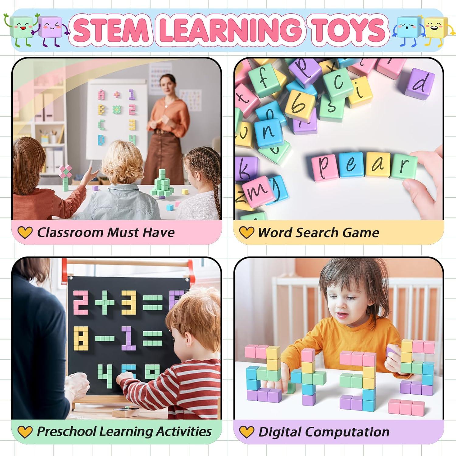 Bloques Magnéticos Apluses 32pcs para Niños 3 a 6 Años