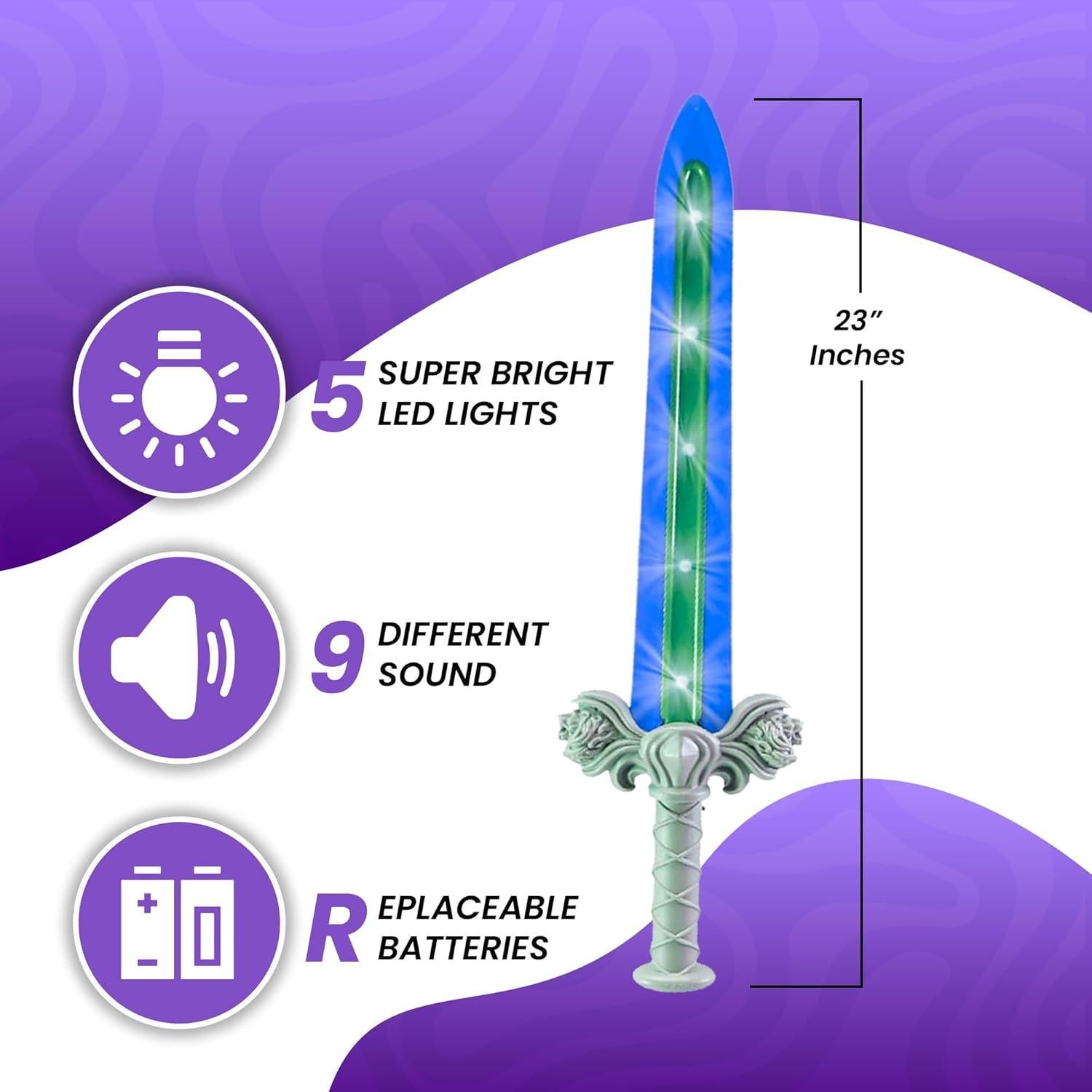 Espada de Duelos Geospace GeoSword con Luces LED y Sonidos