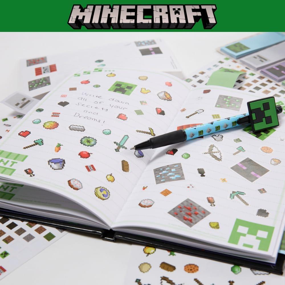Conjunto de Papelería Minecraft Diseños Innovadores 9 Piezas