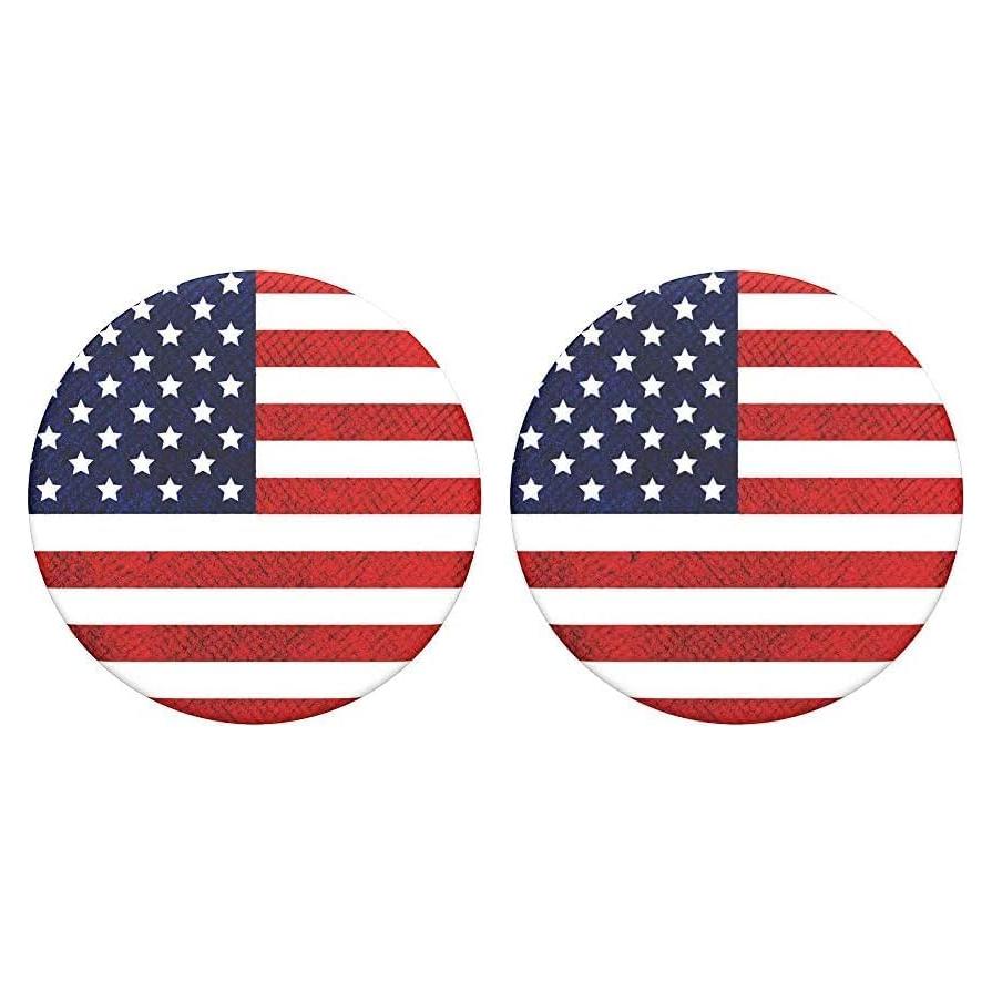 PopSockets Agarre para Teléfono Bandera Americana - Paquete de 2