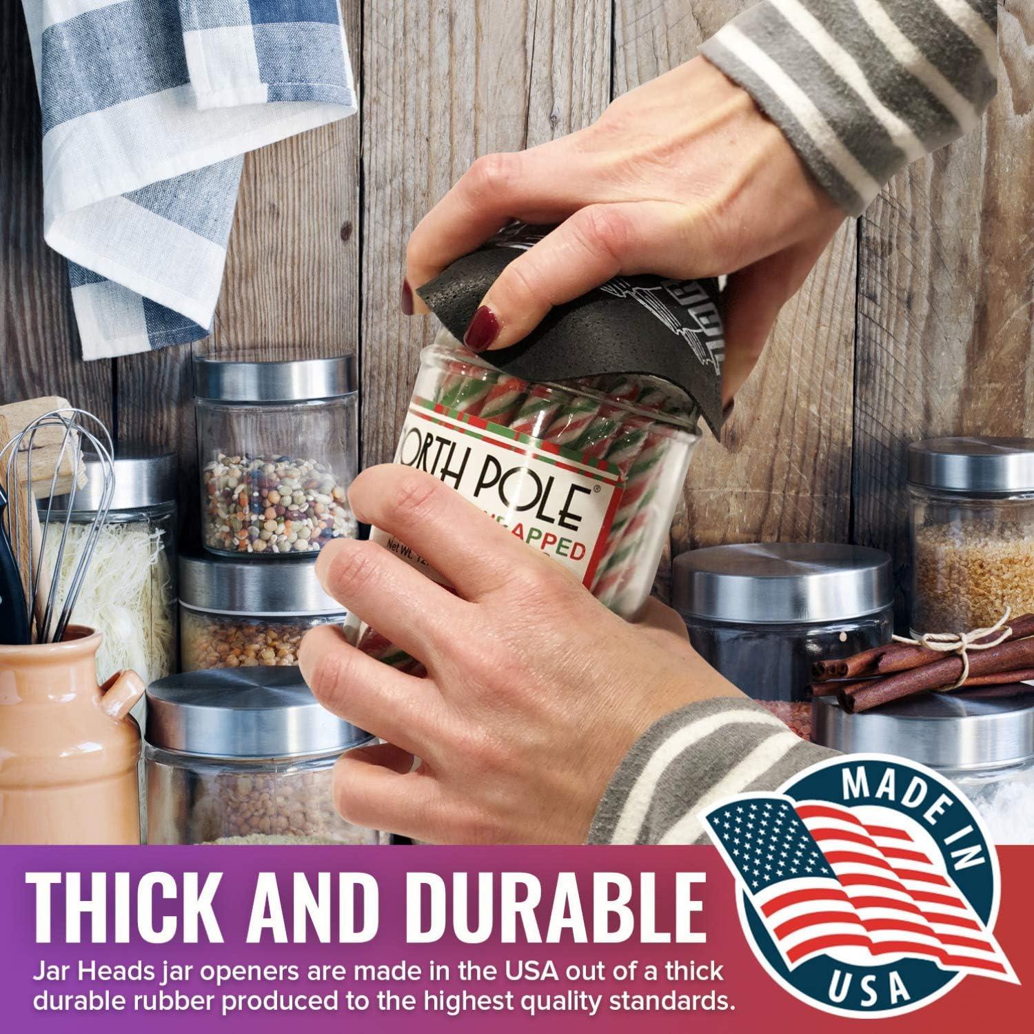 Abrebotellas de Goma JAR HEADS 2 Paquetes 12.7 cm para Manos Débiles