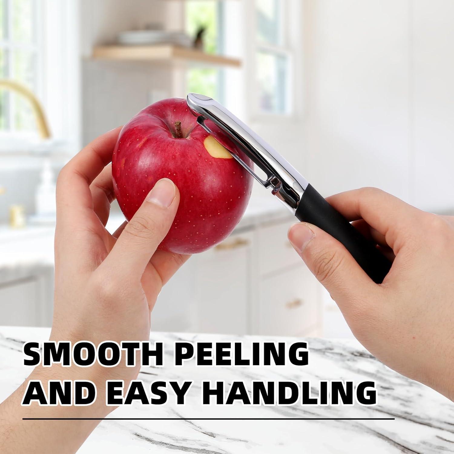 Pelador de Verduras LIIGEMI I Peeler Acero Inoxidable Antideslizante