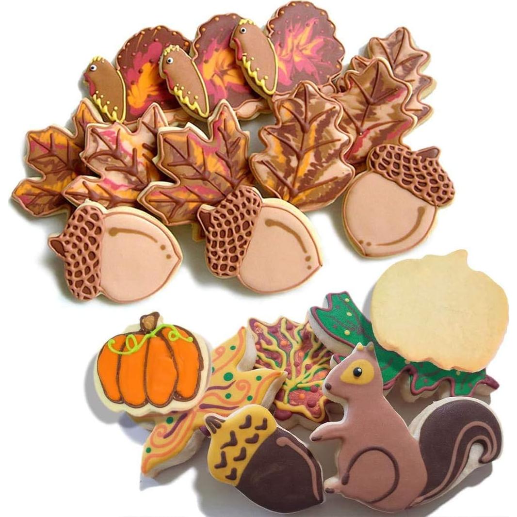 Cortadores de Galletas Acción de Gracias Tuzicake - 6 Piezas