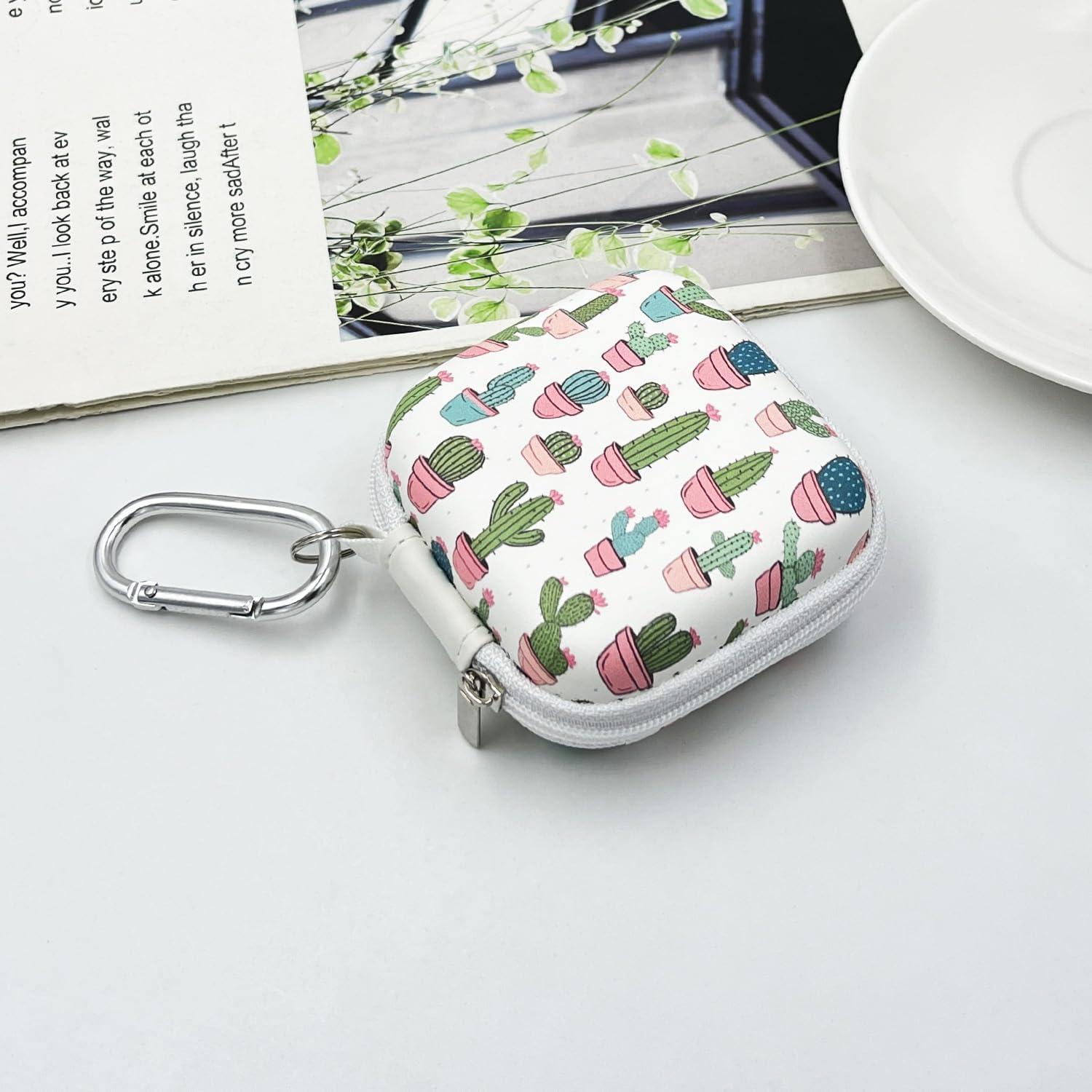 Organizador de Auriculares KOUJAON Estuche EVA Cactus 7.5cm