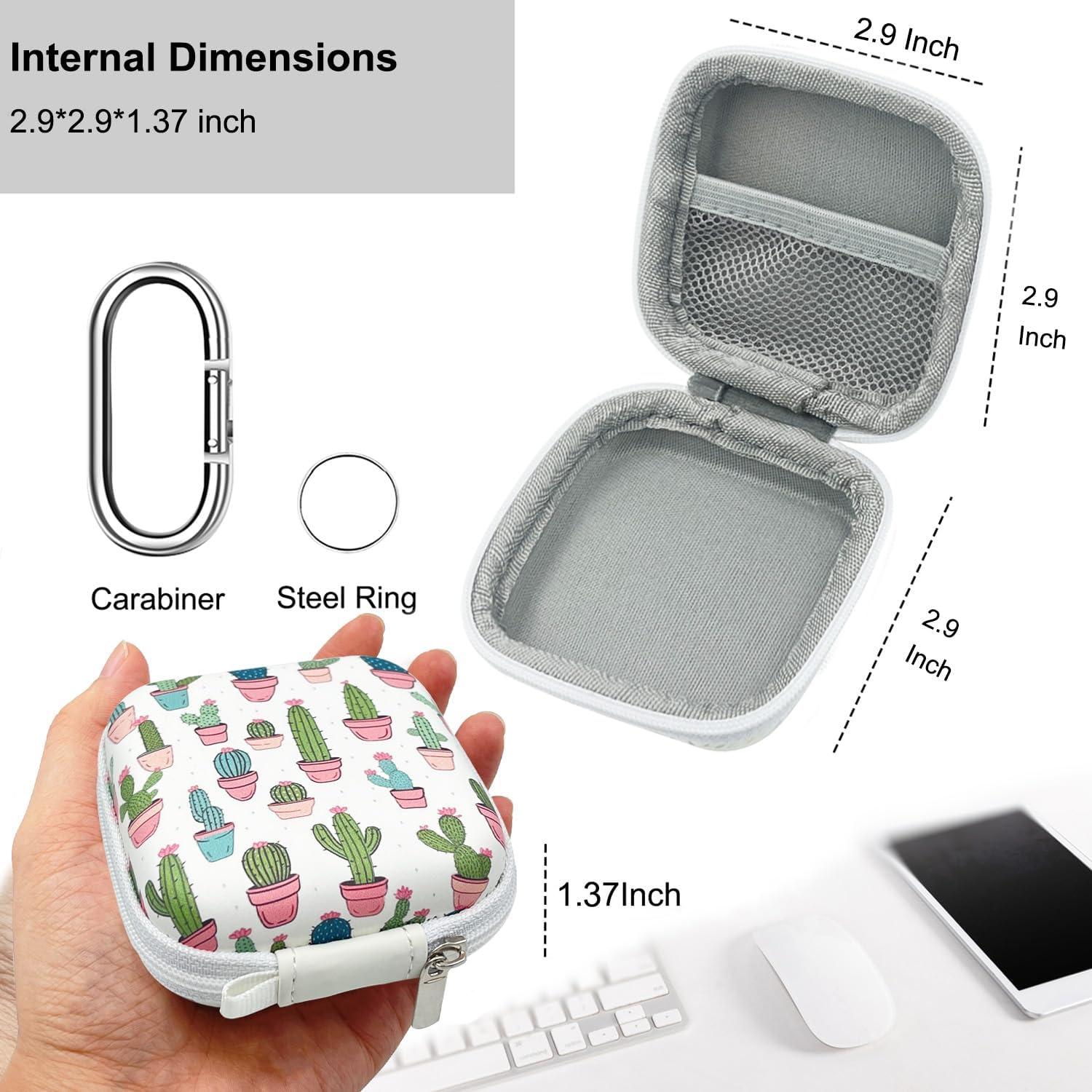 Organizador de Auriculares KOUJAON Estuche EVA Cactus 7.5cm