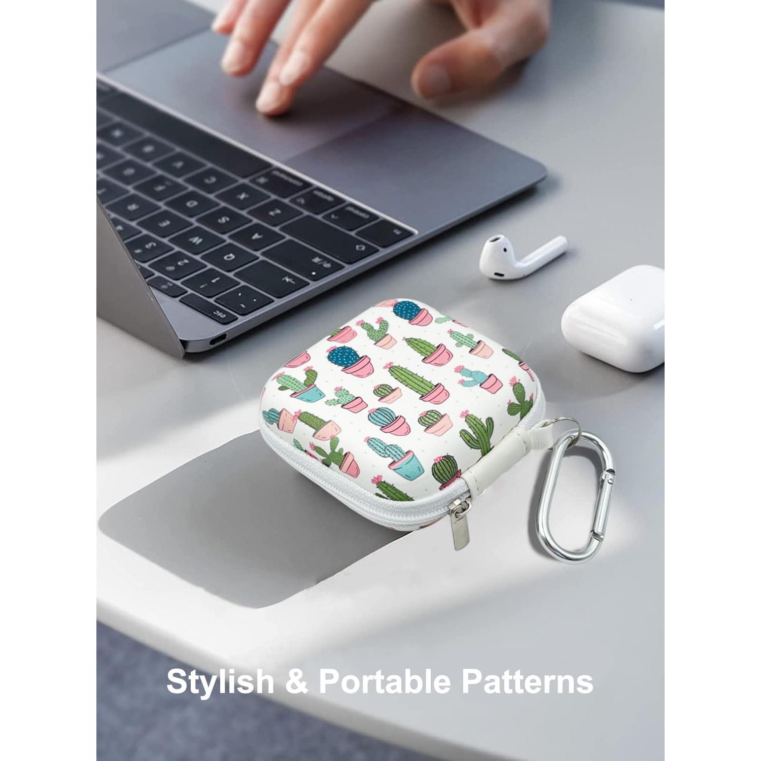 Organizador de Auriculares KOUJAON Estuche EVA Cactus 7.5cm