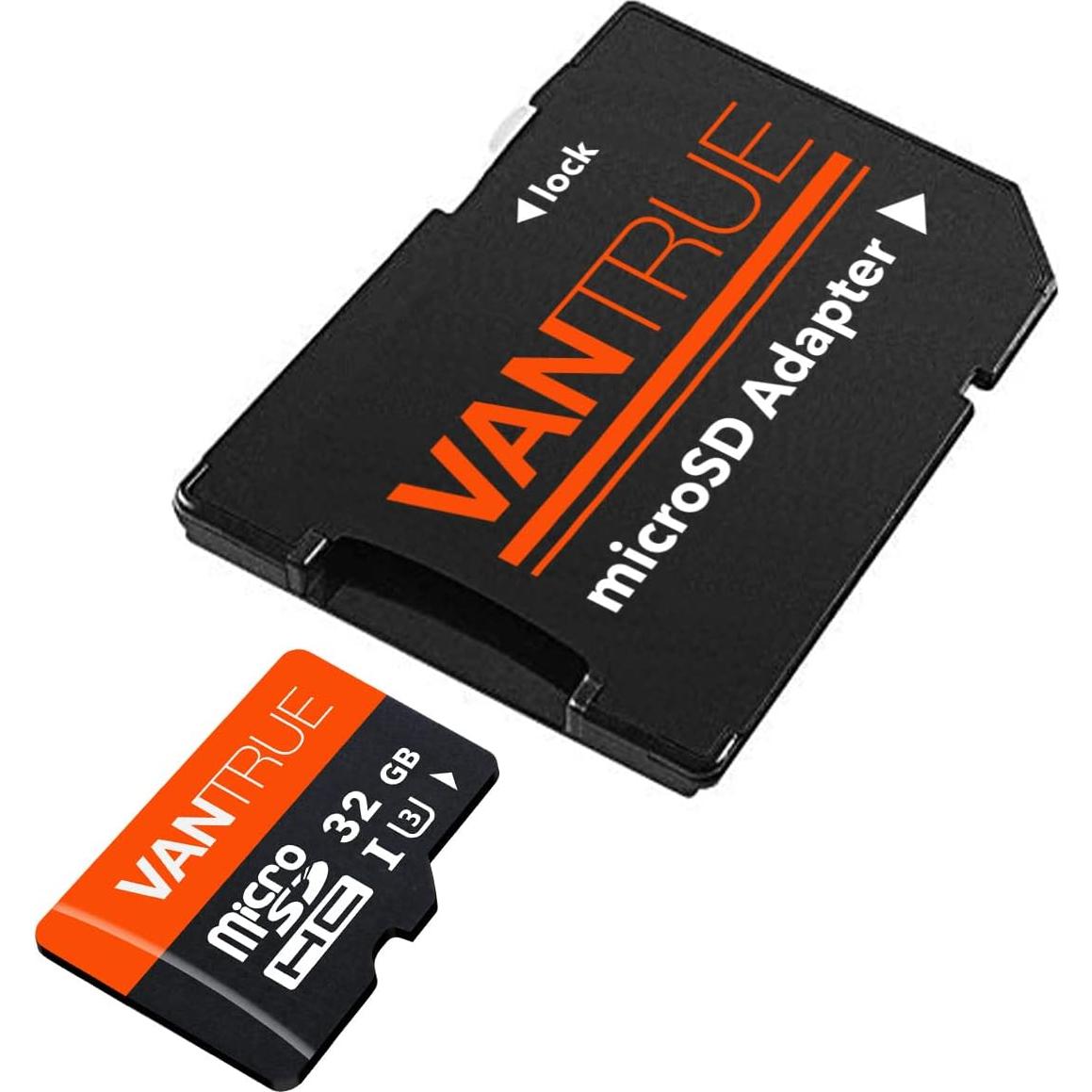 Tarjeta microSDHC Vantrue 32GB UHS-I U3 para cámaras y drones