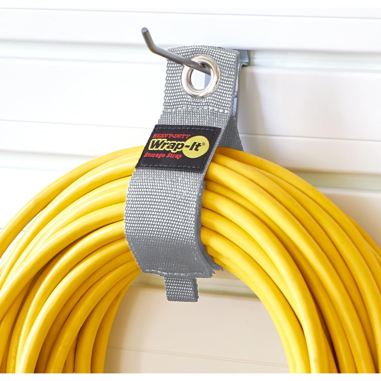 Correas de Almacenamiento Wrap-It 6 Piezas Plata 18-43 cm