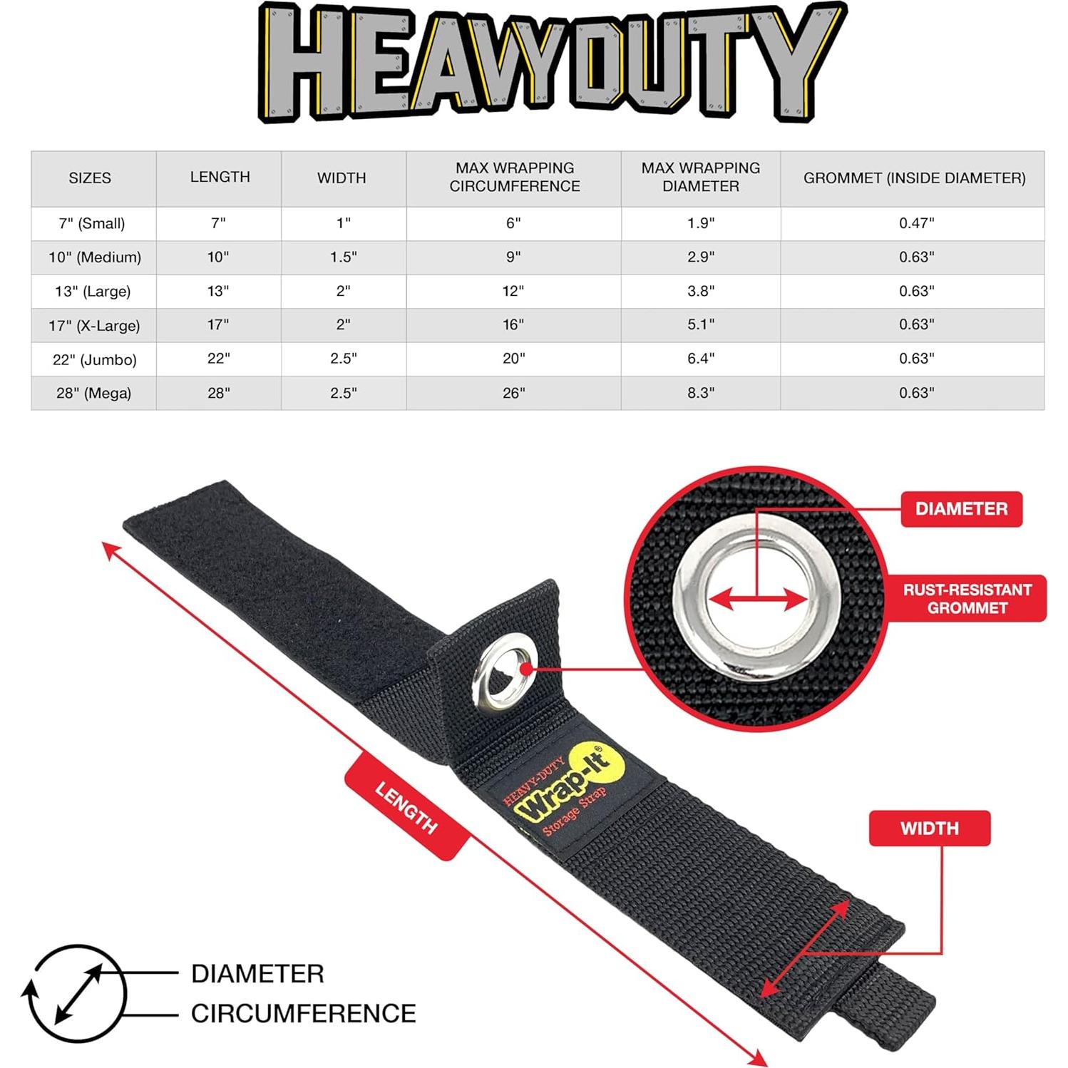 Correas de Almacenamiento Wrap-It 6 Piezas Plata 18-43 cm