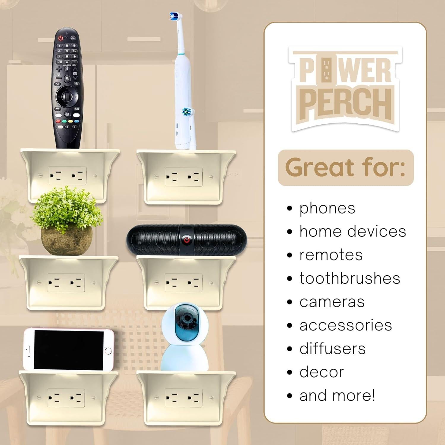 Estante de Enchufe Power Perch Storage Theory - 4.5 kg