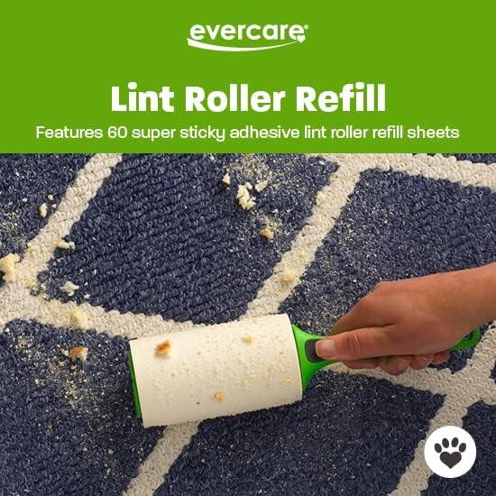 Recarga Rodillo Quitapelusas Evercare Mascota 60 Hojas
