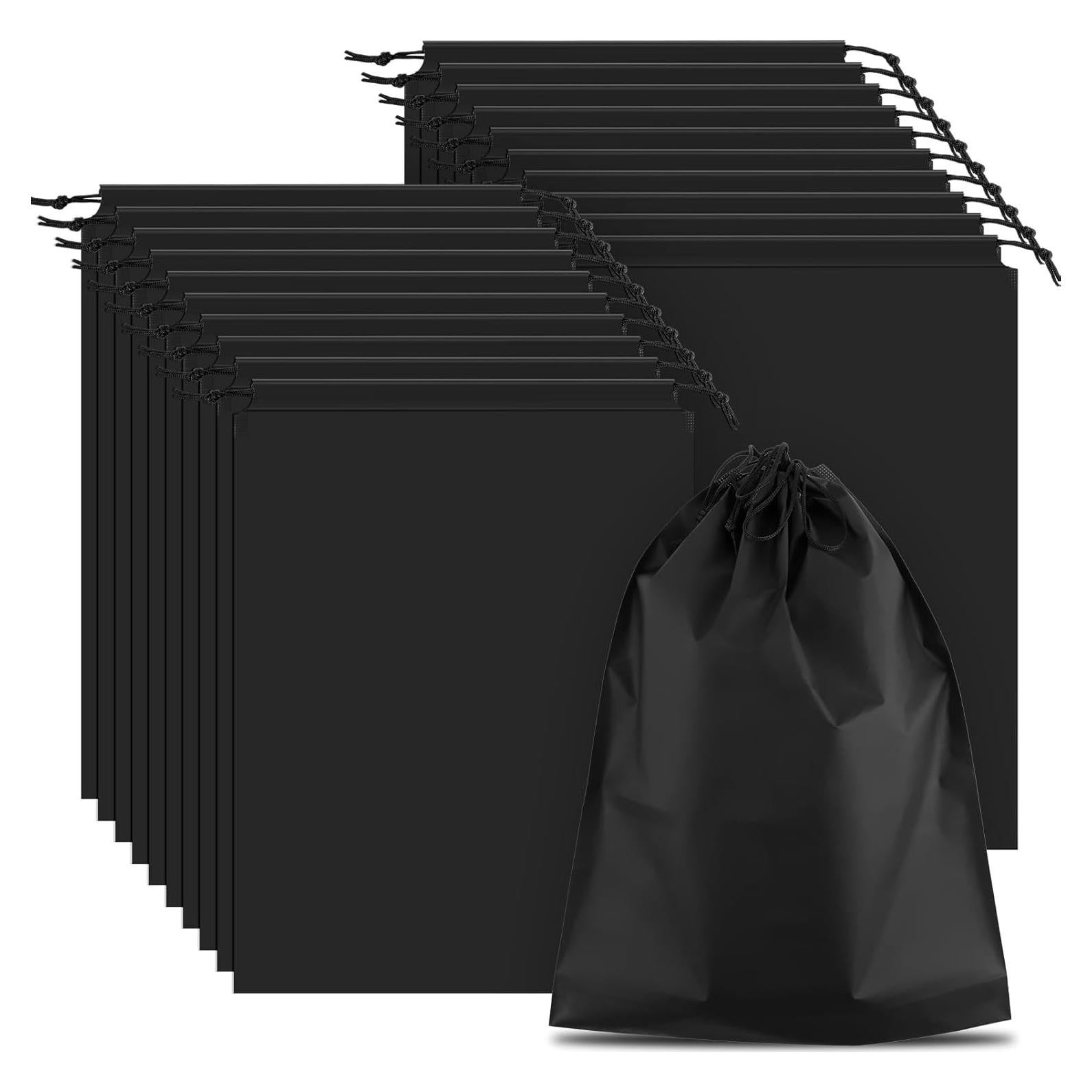 20 Bolsas Negras para Zapatos de Viaje COIDEA 39.9x30cm