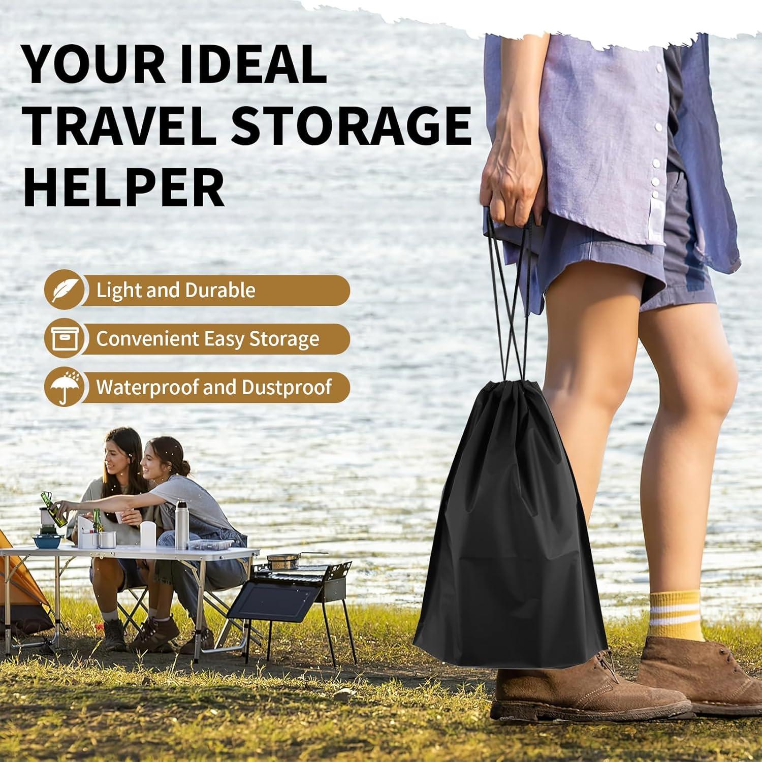 20 Bolsas Negras para Zapatos de Viaje COIDEA 39.9x30cm