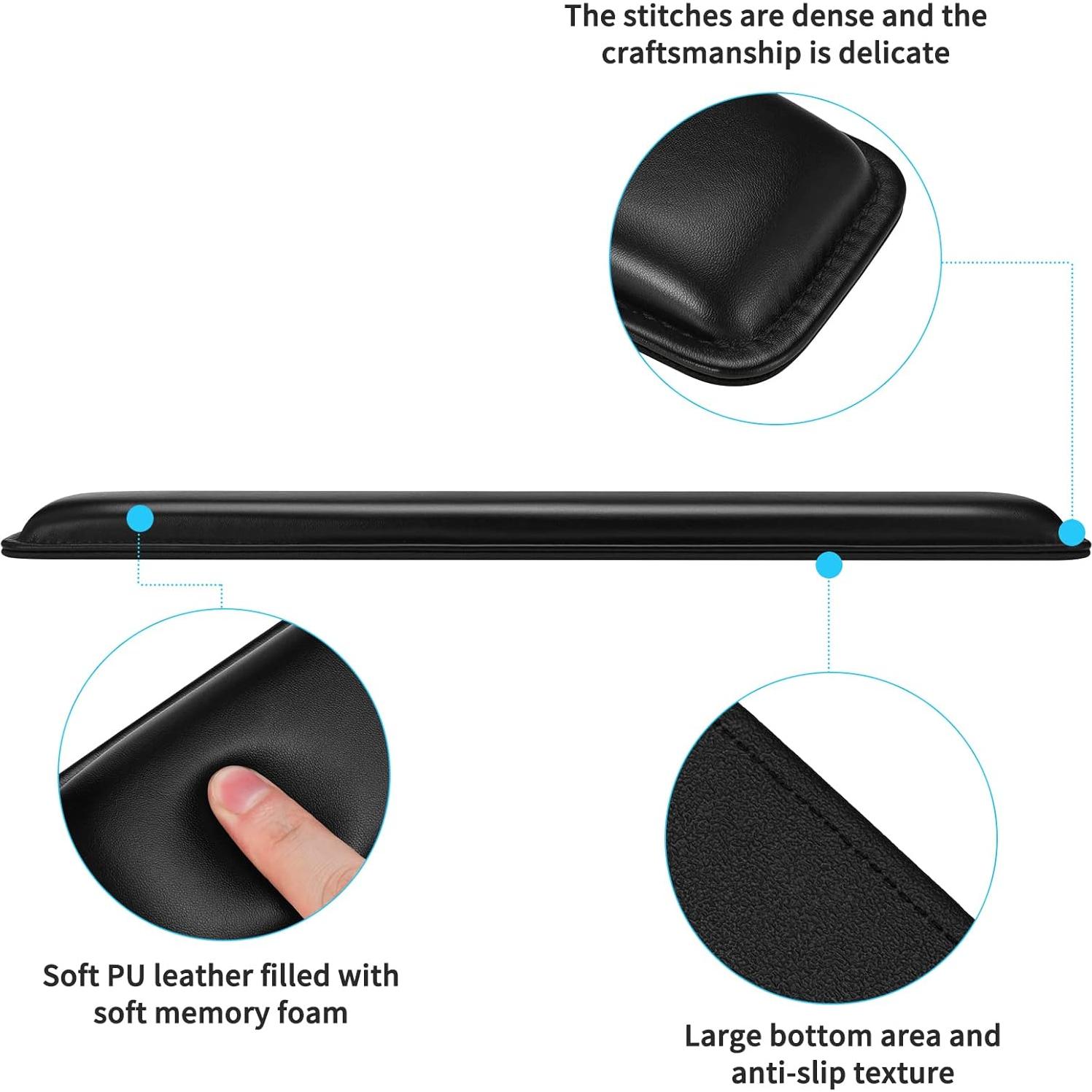 Almohadilla de Muñeca Ergonómica Tofun de Cuero PU 46.5cm