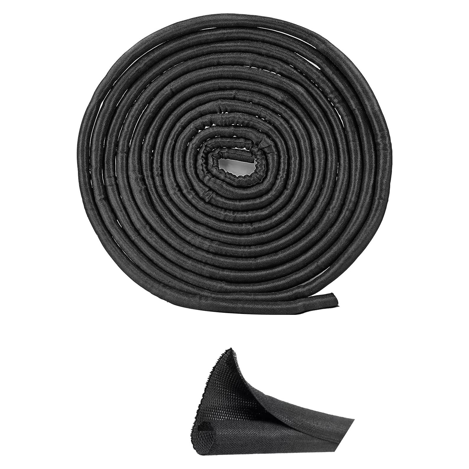 Manga de Cable Organizador Qjaiune 3m x 1.27cm Negra