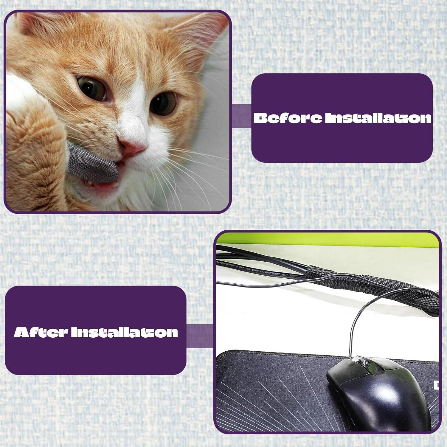 Manga de Cable Organizador Qjaiune 3m x 1.27cm Negra