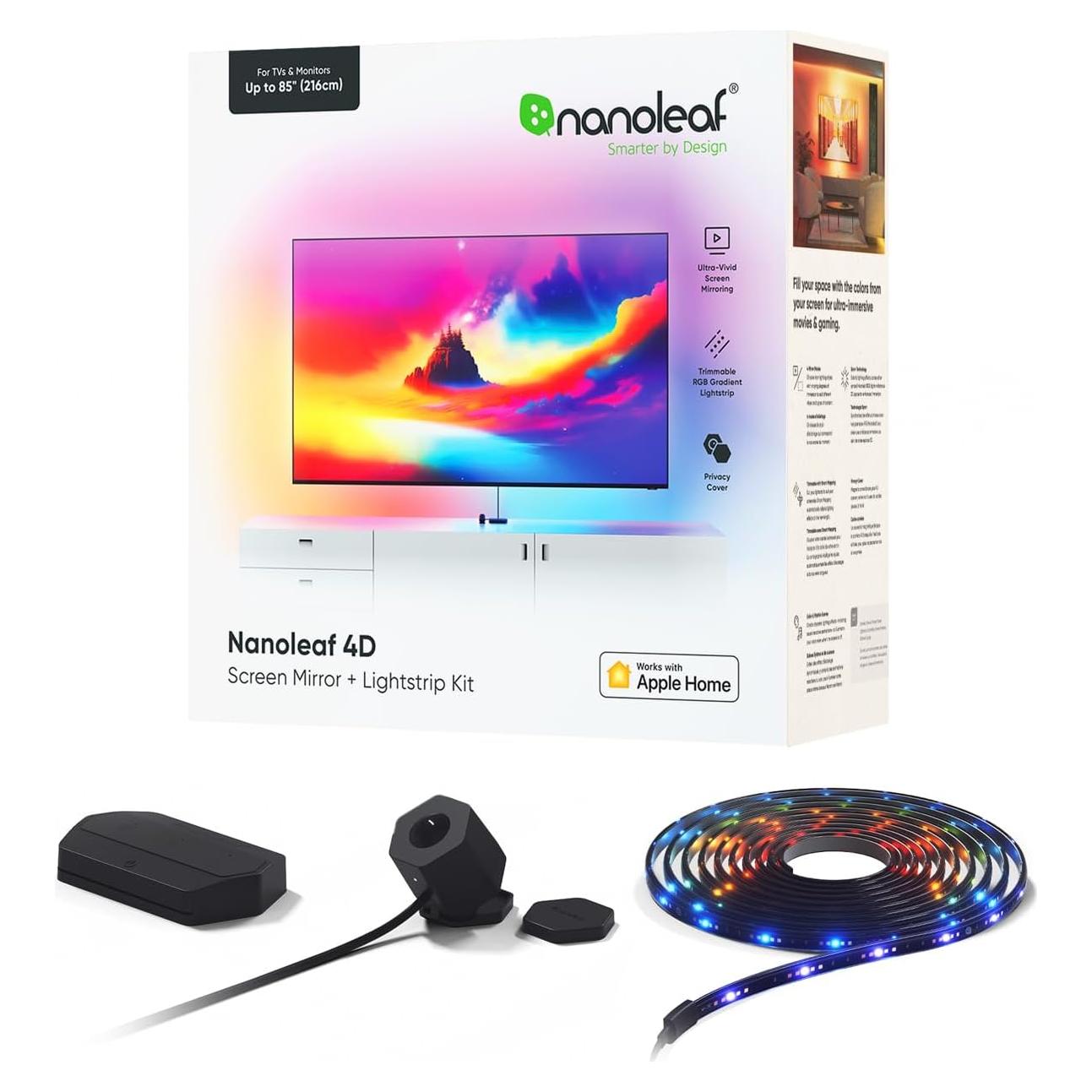 Nanoleaf 4D - Luz de fondo LED para TV hasta 216 cm