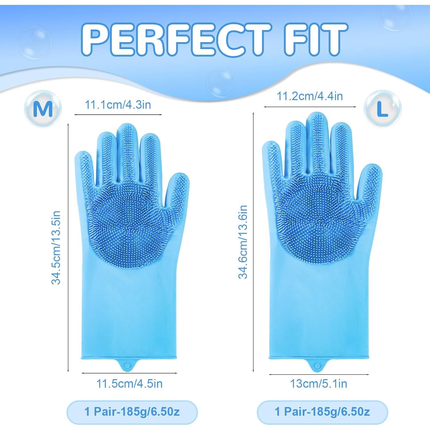 Guantes de Aseo para Mascotas WJWJA - Azul - 27.3x17.9 cm