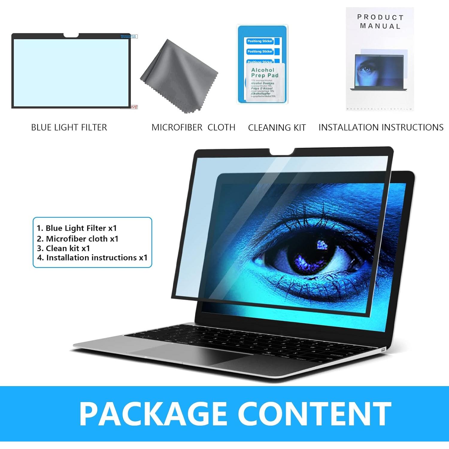 Protector de Pantalla FILMEXT 12.3" Luz Azul para Surface Pro 7+