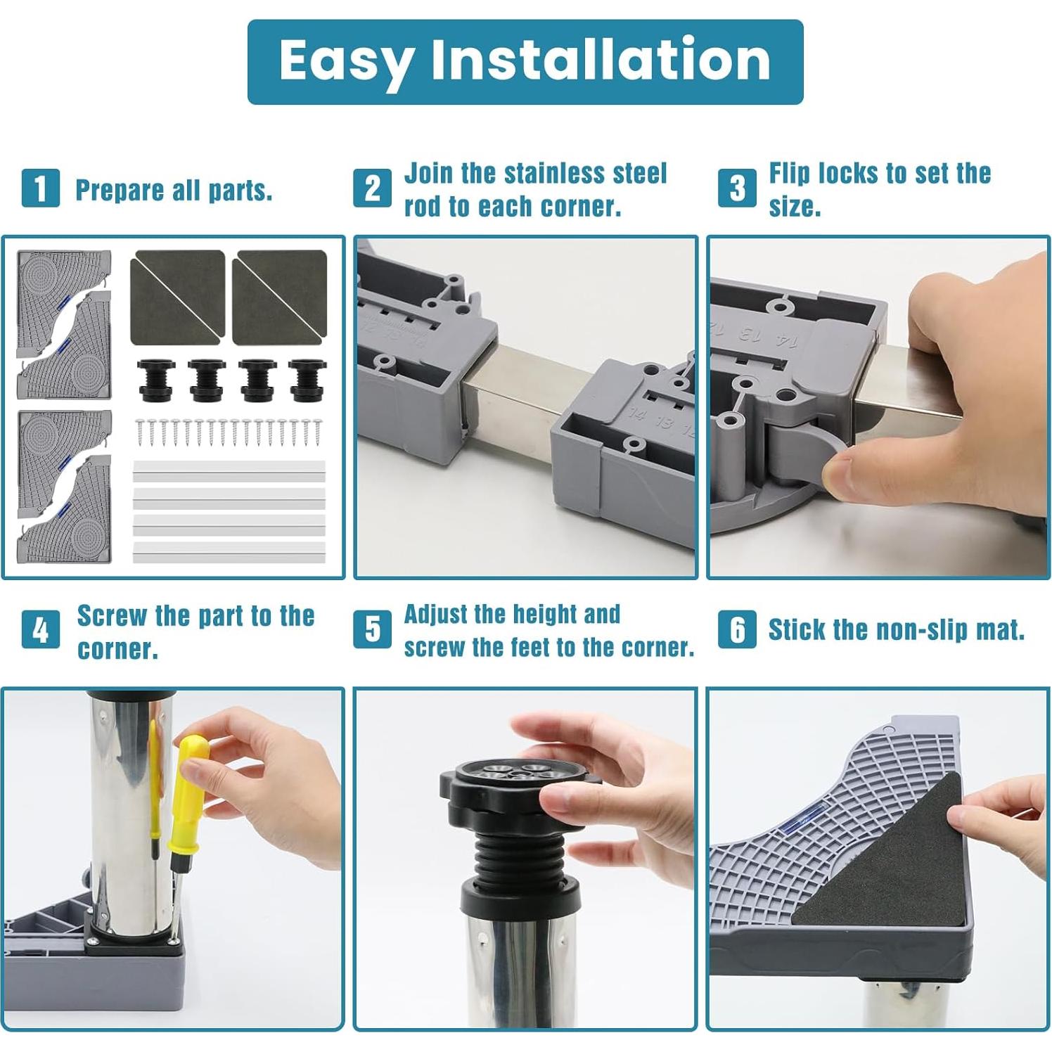 Soporte para Mini Refrigerador FRIOCASA Ajustable 23.6-25.9 cm