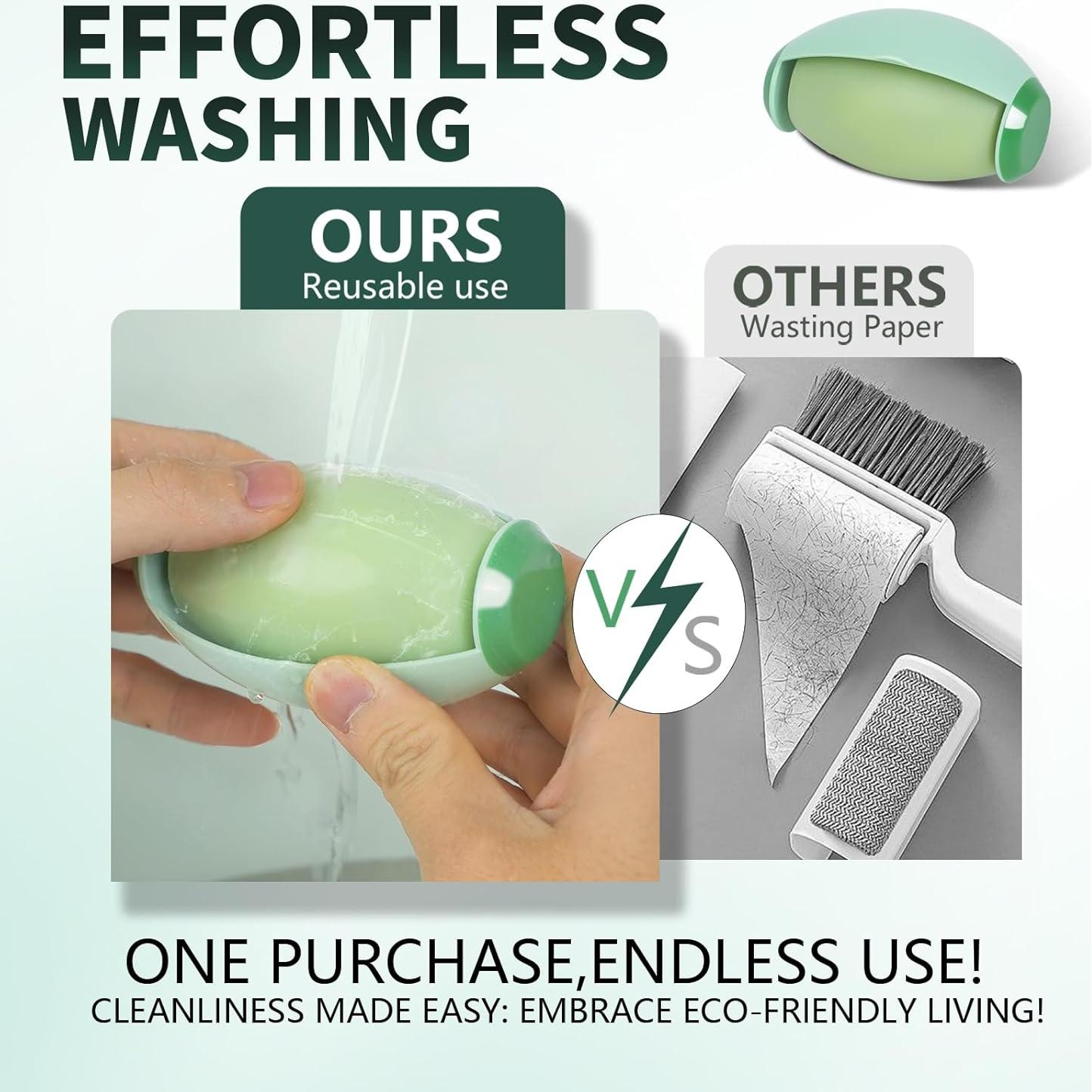 Rodillo de Pelusa Reutilizable Nyosye 6.5x10cm Verde