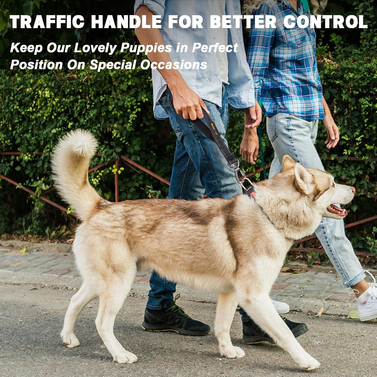 Arnés de Seguridad para Perros ODOGPETO Negro 30 cm Reflectante