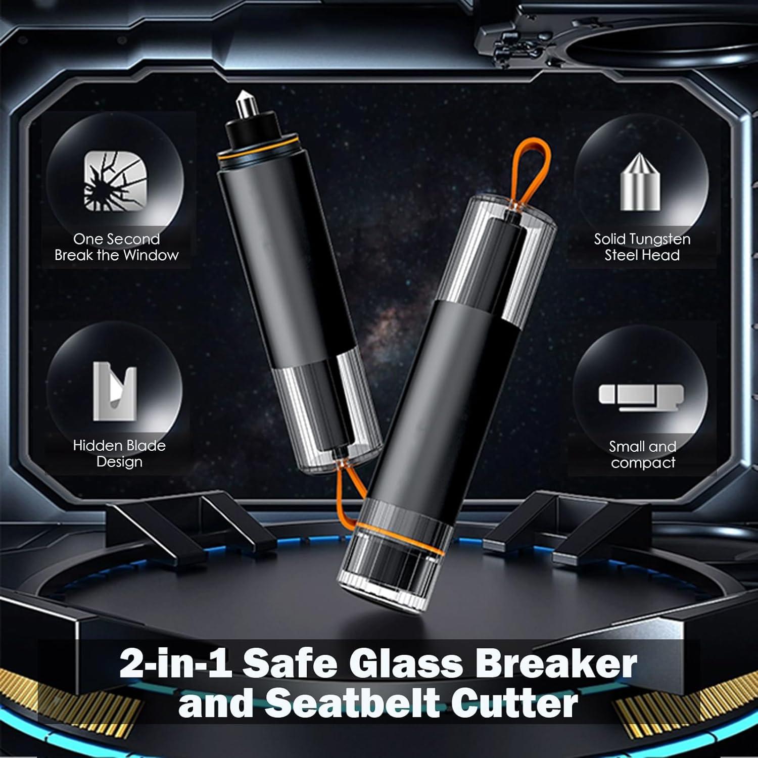 Martillo de Seguridad Preppers Peak 2-en-1 para Automóvil